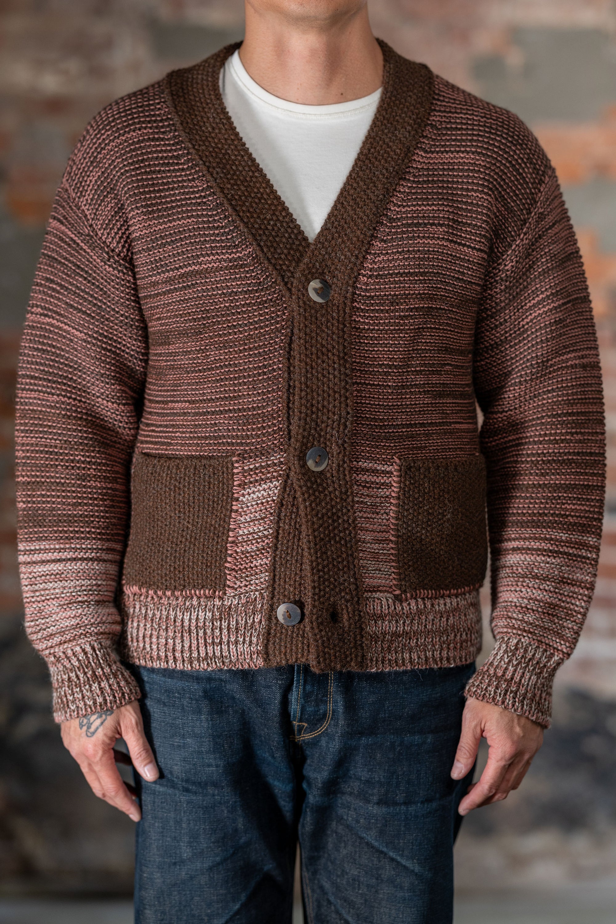 Indi + Ash Ren Cardigan - Brown/Clay