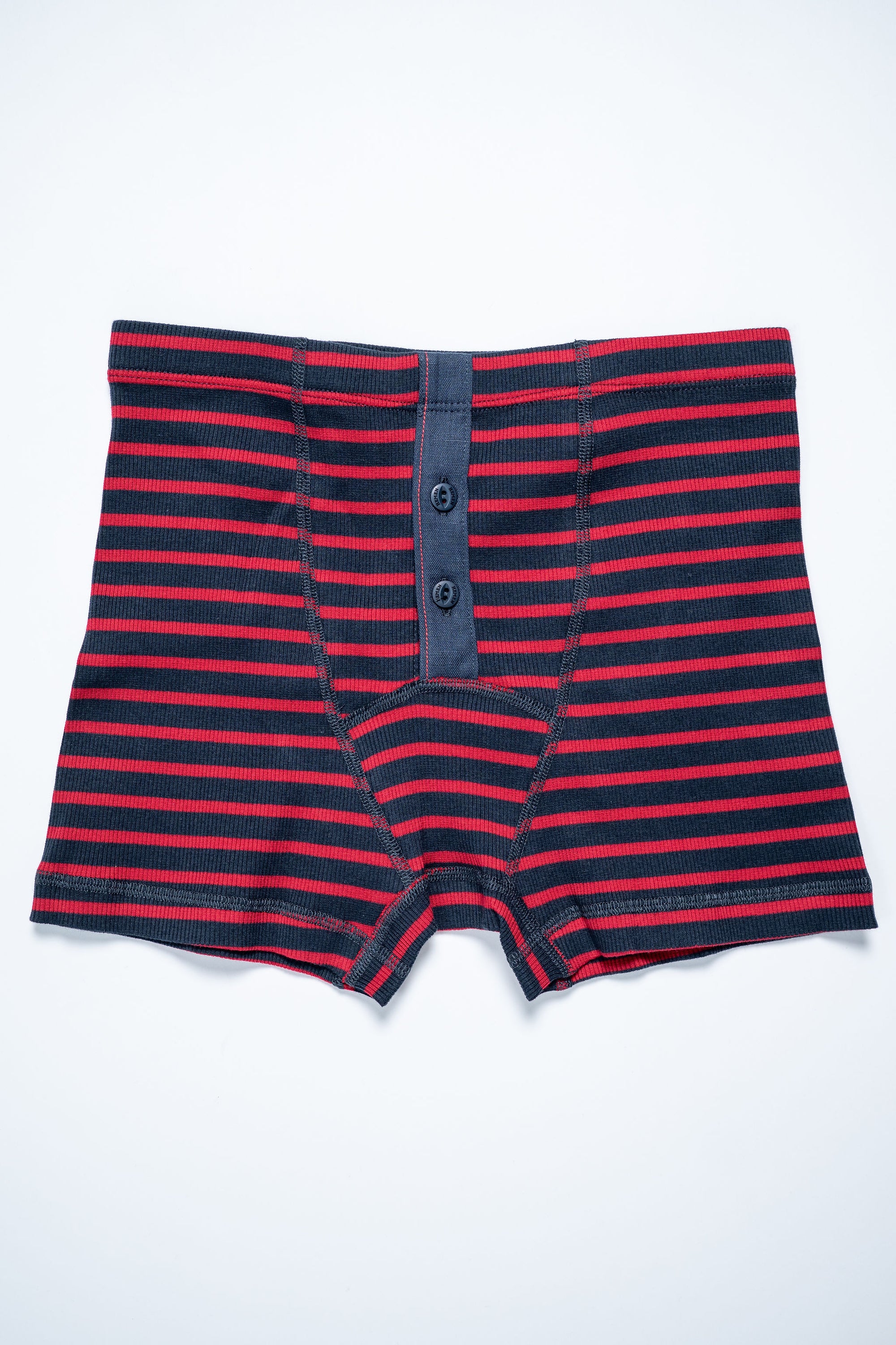 Hemen Biarritz Breton Stripe Boxer Brief - Red