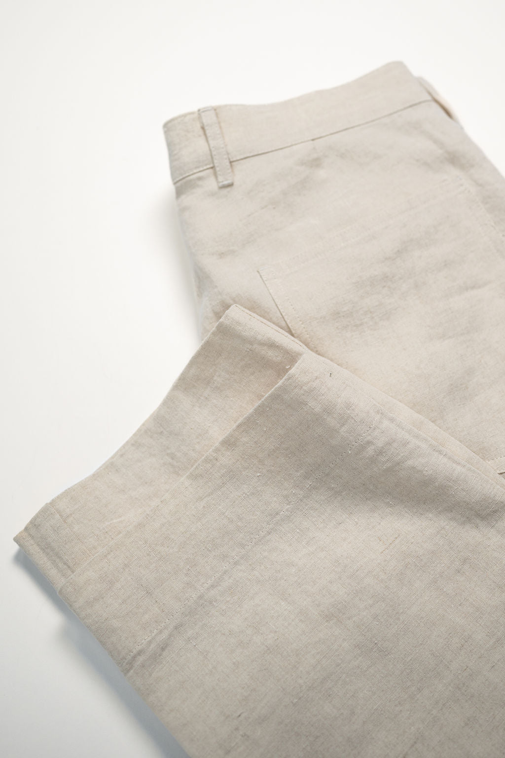 Blluemade Sateen Pant - Belgian Linen Natural