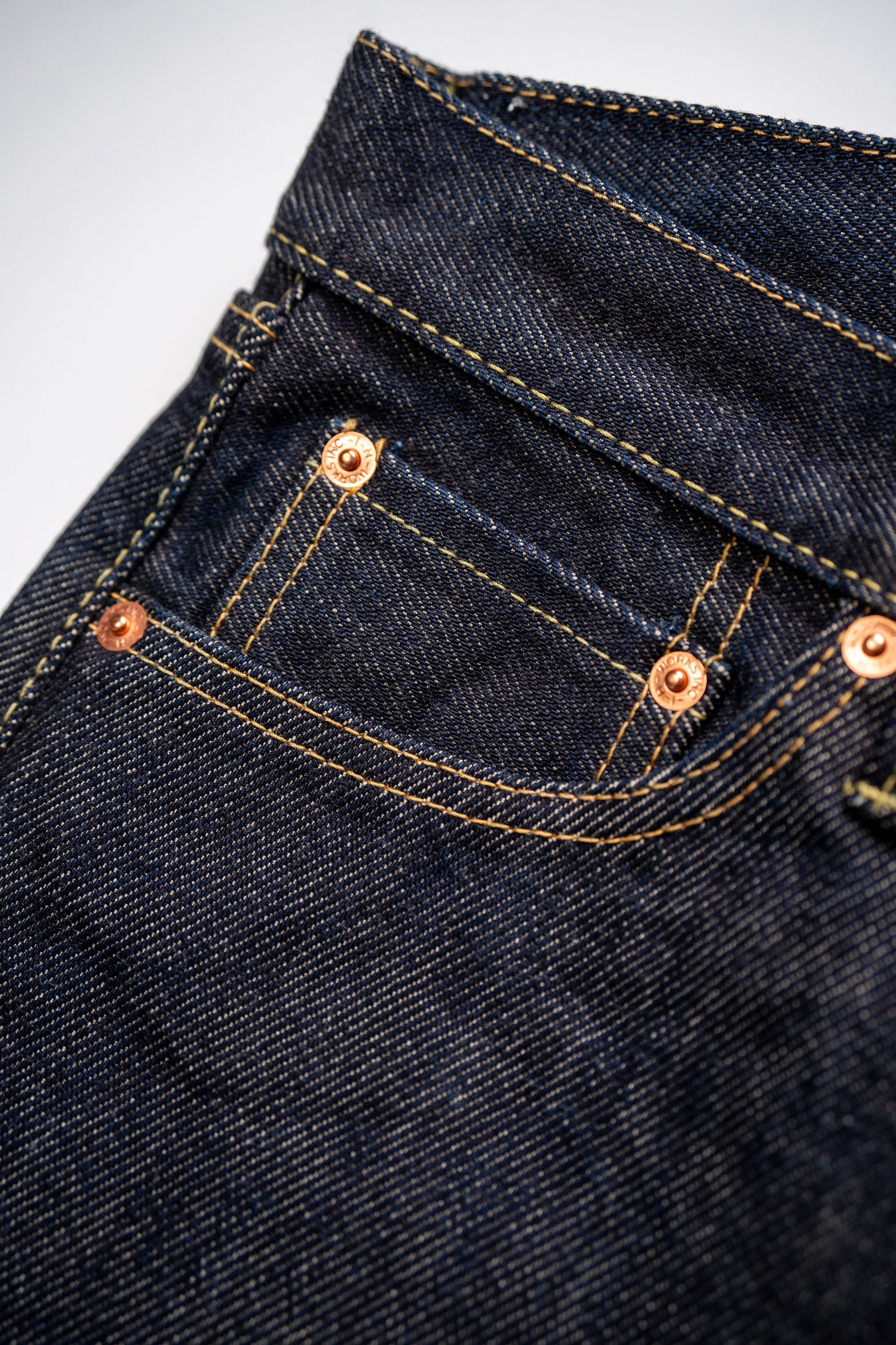 Iron Heart IH-634S Indigo 21 oz. Selvedge Denim - Straight Cut