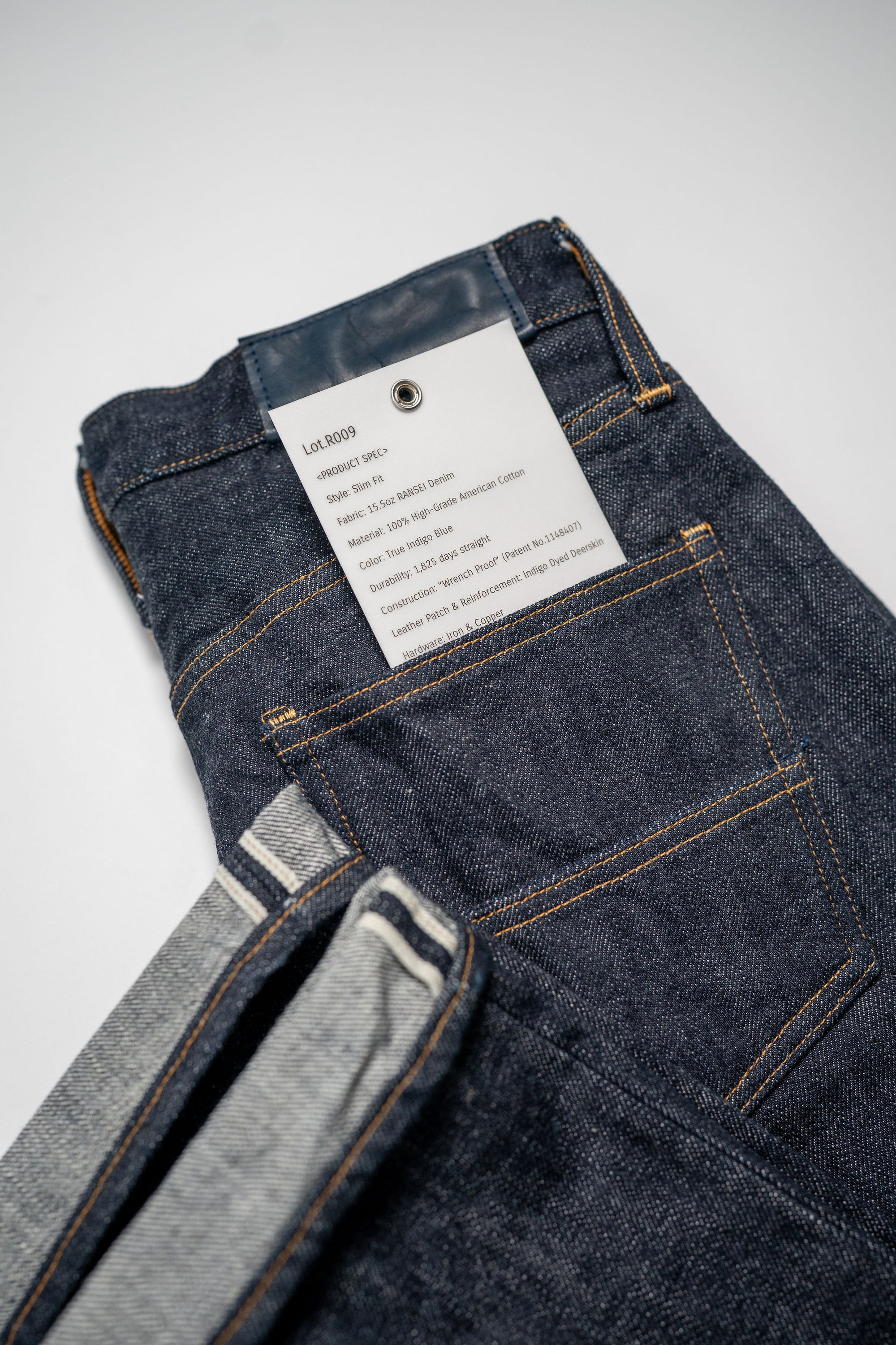 Big John R009 Rare Jeans Slim - Indigo One Wash