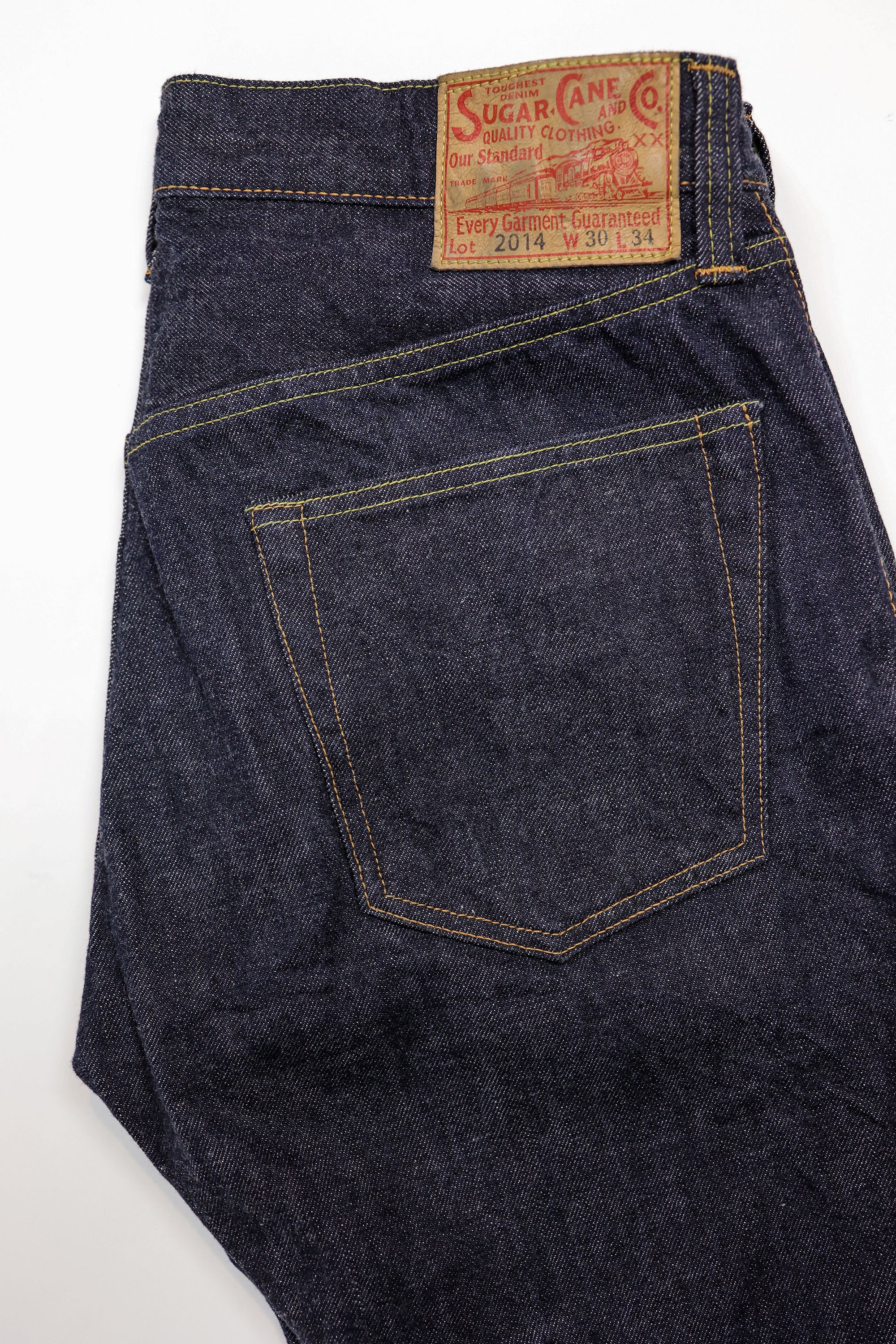 Sugarcane 2014 Slim Tapered - One Wash 12 oz. Japanese Selvedge Denim