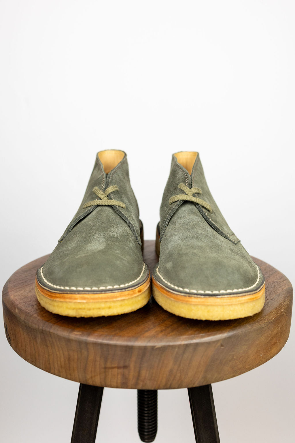 John Lofgren Military Desert Boot - Japanese Suede Olive