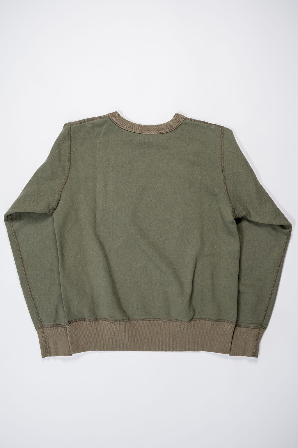 Buzz Rickson's BR65622 Set-in Crew Neck Sweatshirt - Olive