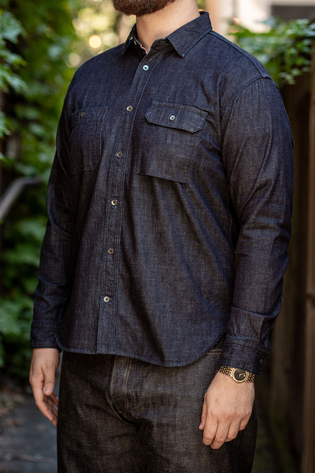 Momotaro MXLS1022 8oz original selvedge denim shirt