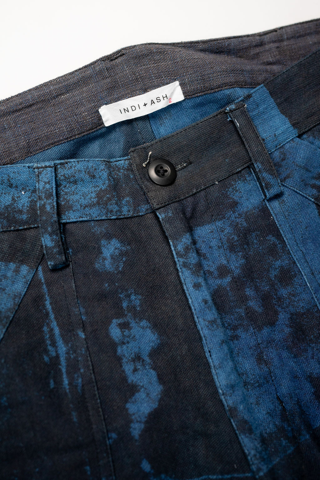 Indi + Ash Isaac Pant - Indigo/Iron Mudpant Organic Cotton Canvas