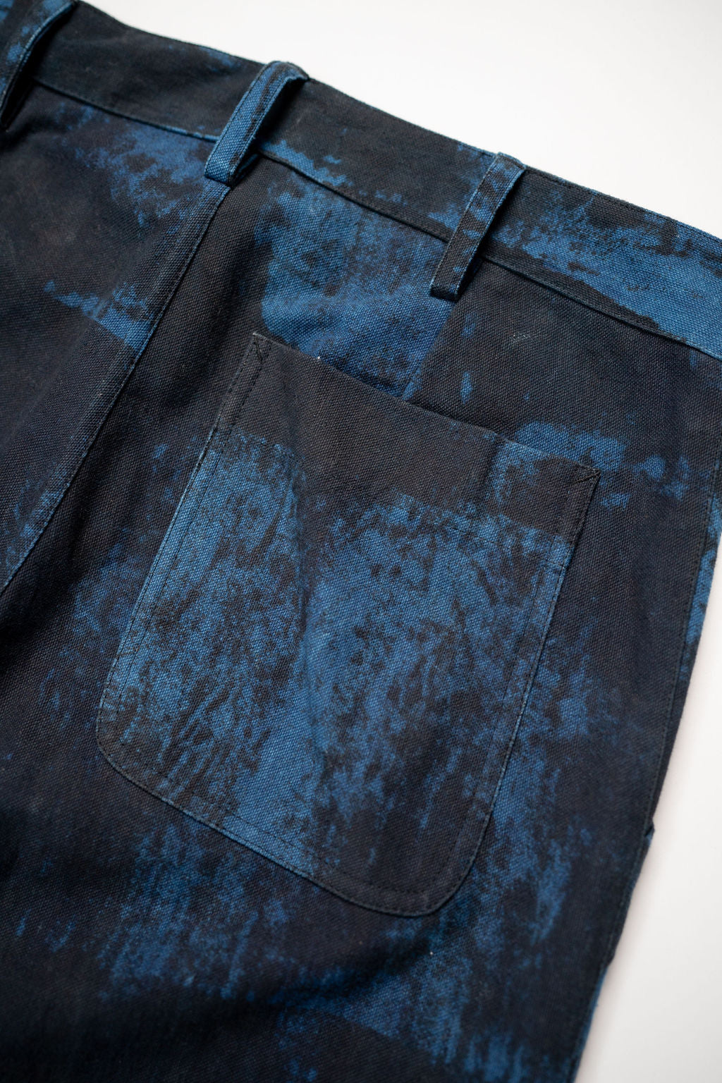 Indi + Ash Isaac Pant - Indigo/Iron Mudpant Organic Cotton Canvas