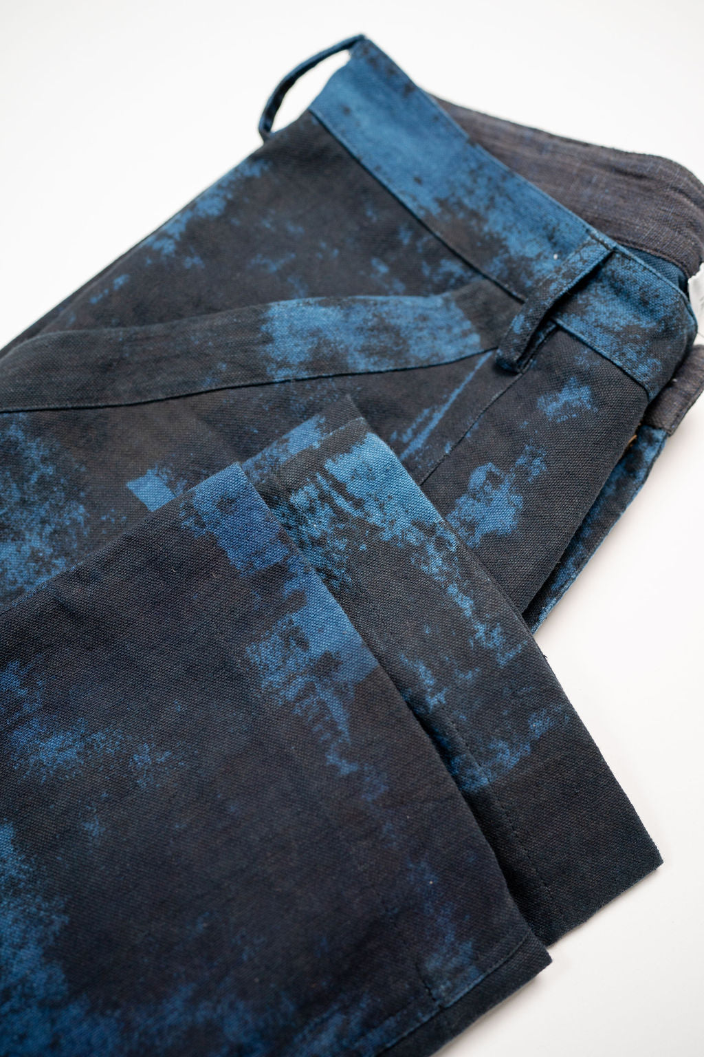 Indi + Ash Isaac Pant - Indigo/Iron Mudpant Organic Cotton Canvas