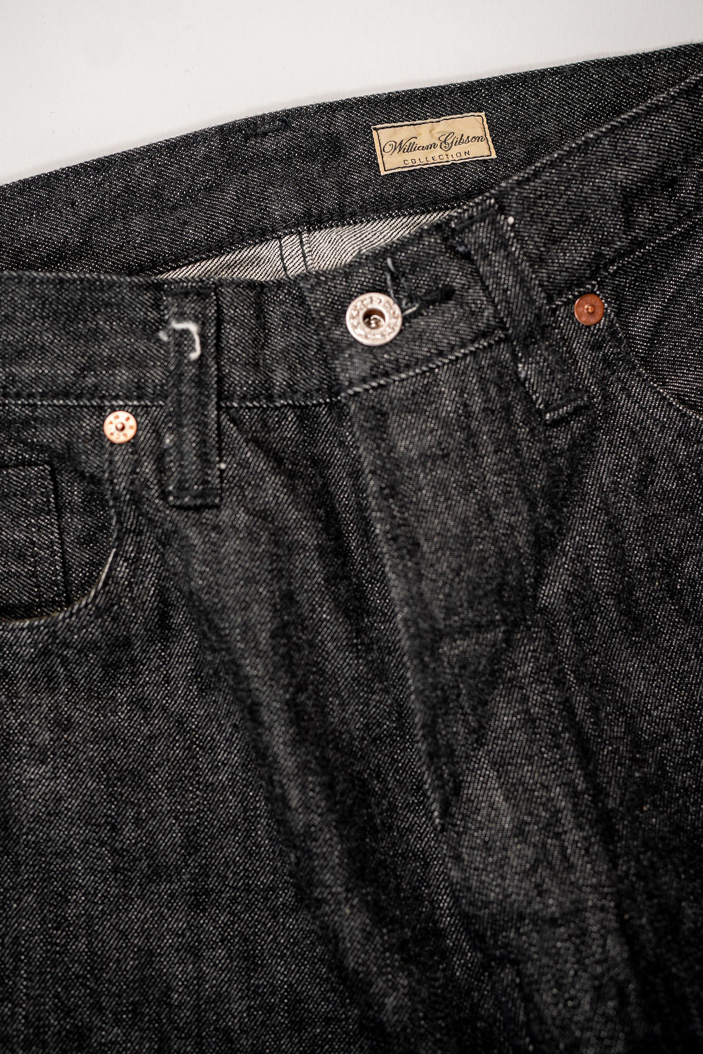 Buzz Rickson's BR43042 World War II Black Denim Waist Overalls - One Wash