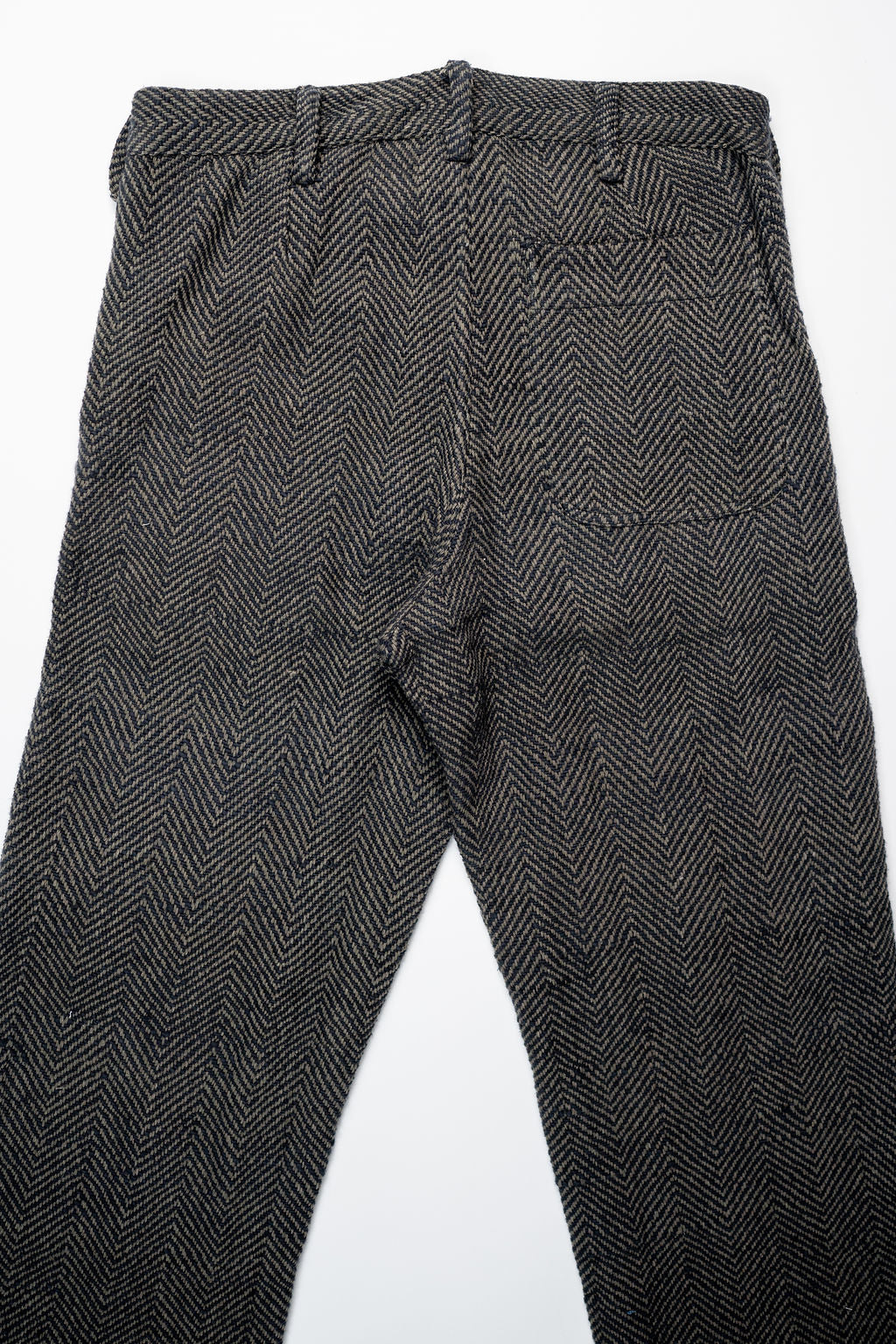 Indi + Ash Isaac Pant - Iron/Charcoal Handspun Herringbone
