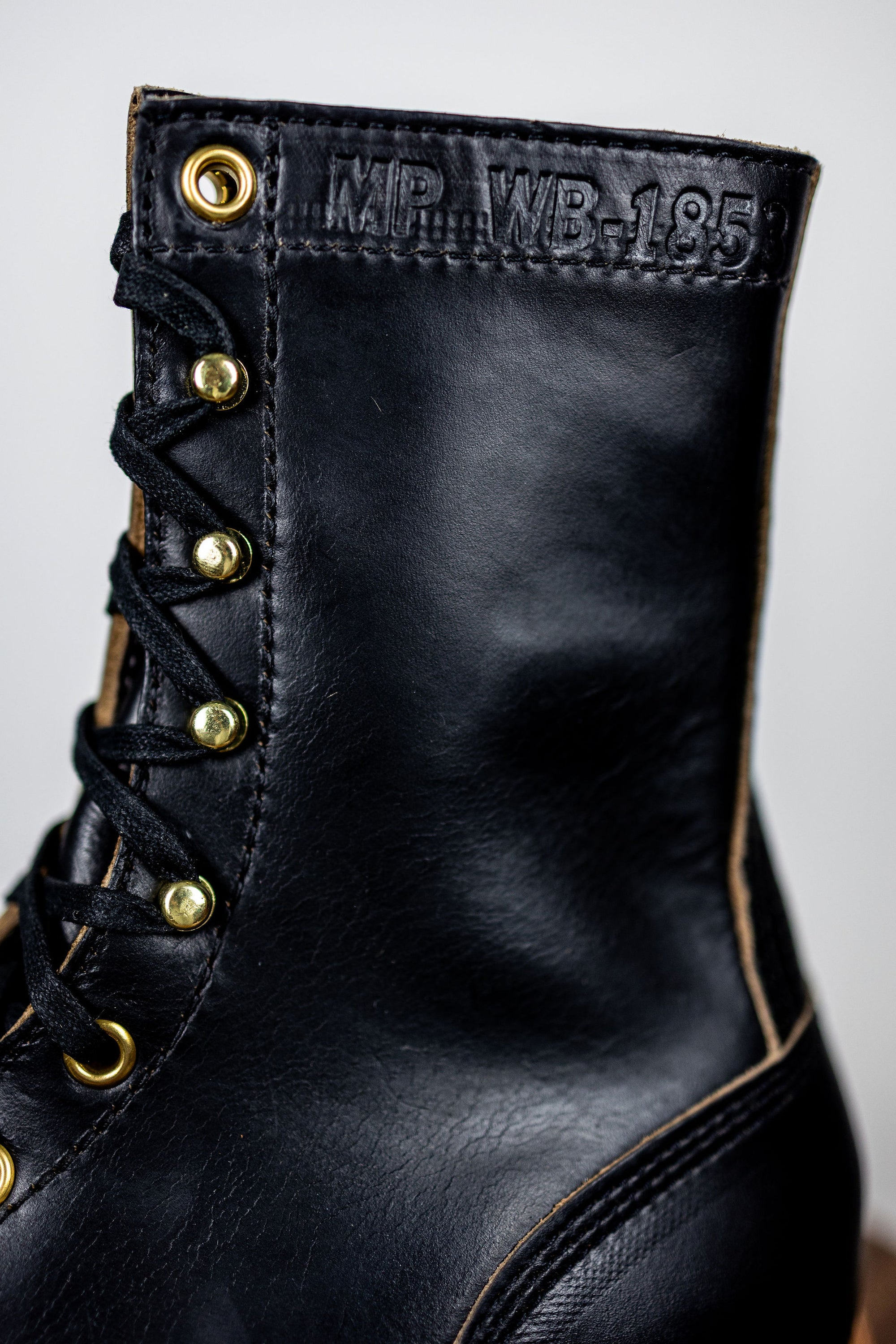 White's Boots x Franklin and Poe Service Boot 5050 Last - 8" Black Chromexcel