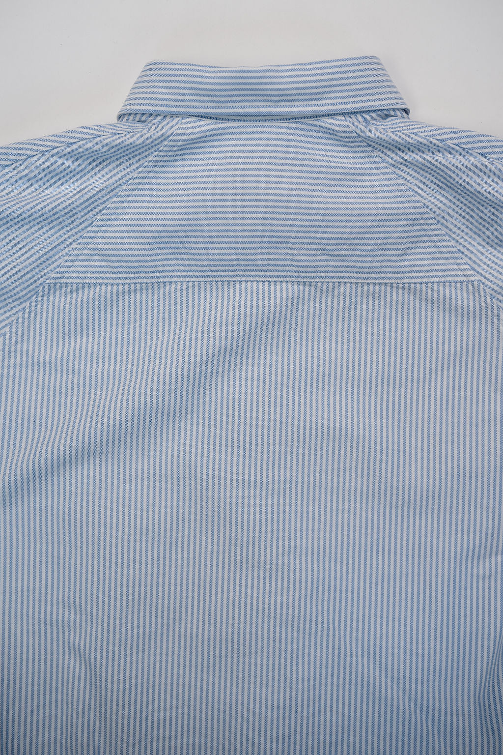 Heimat Textil Oxford Shirt - Striped Trail Blue/Seashell Bengal