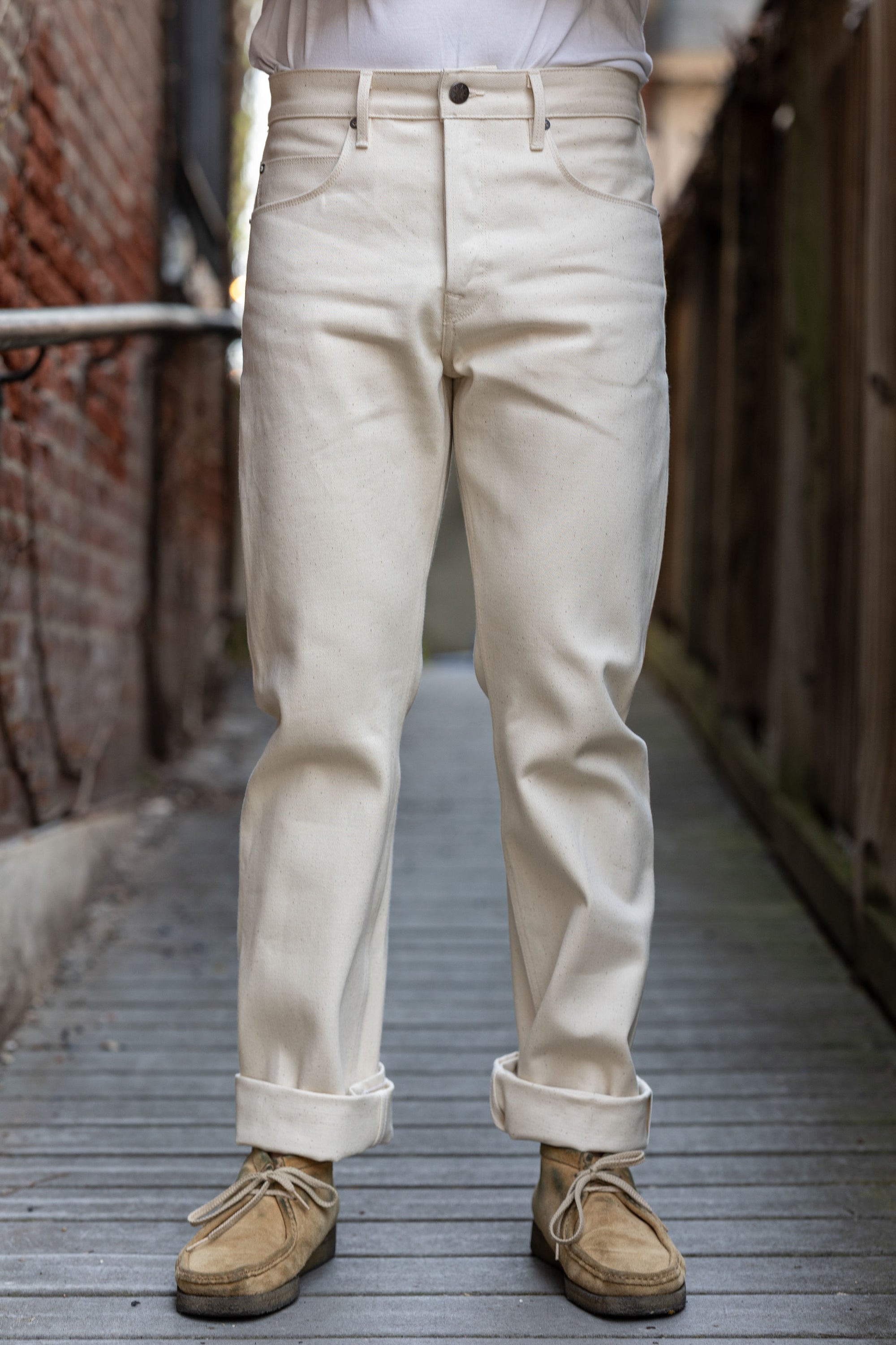 Freenote Cloth Portola - 14oz Ecru Denim