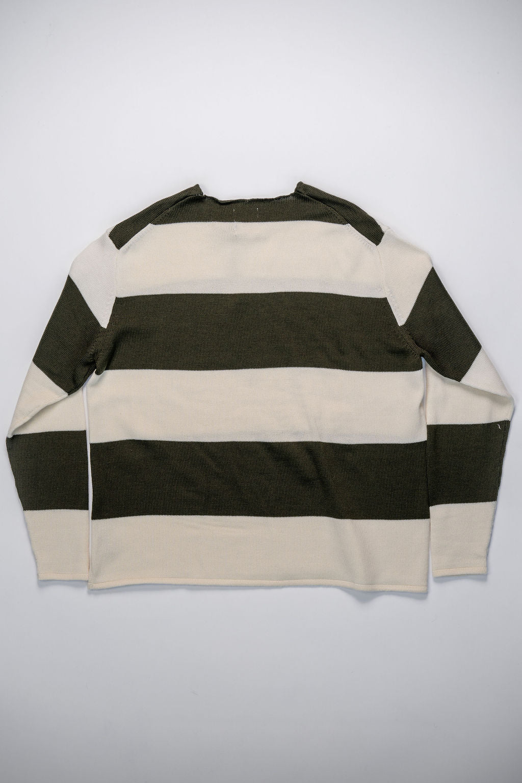 Heimat Textil Rugby Harbor Sweater - Seashell/Military Green