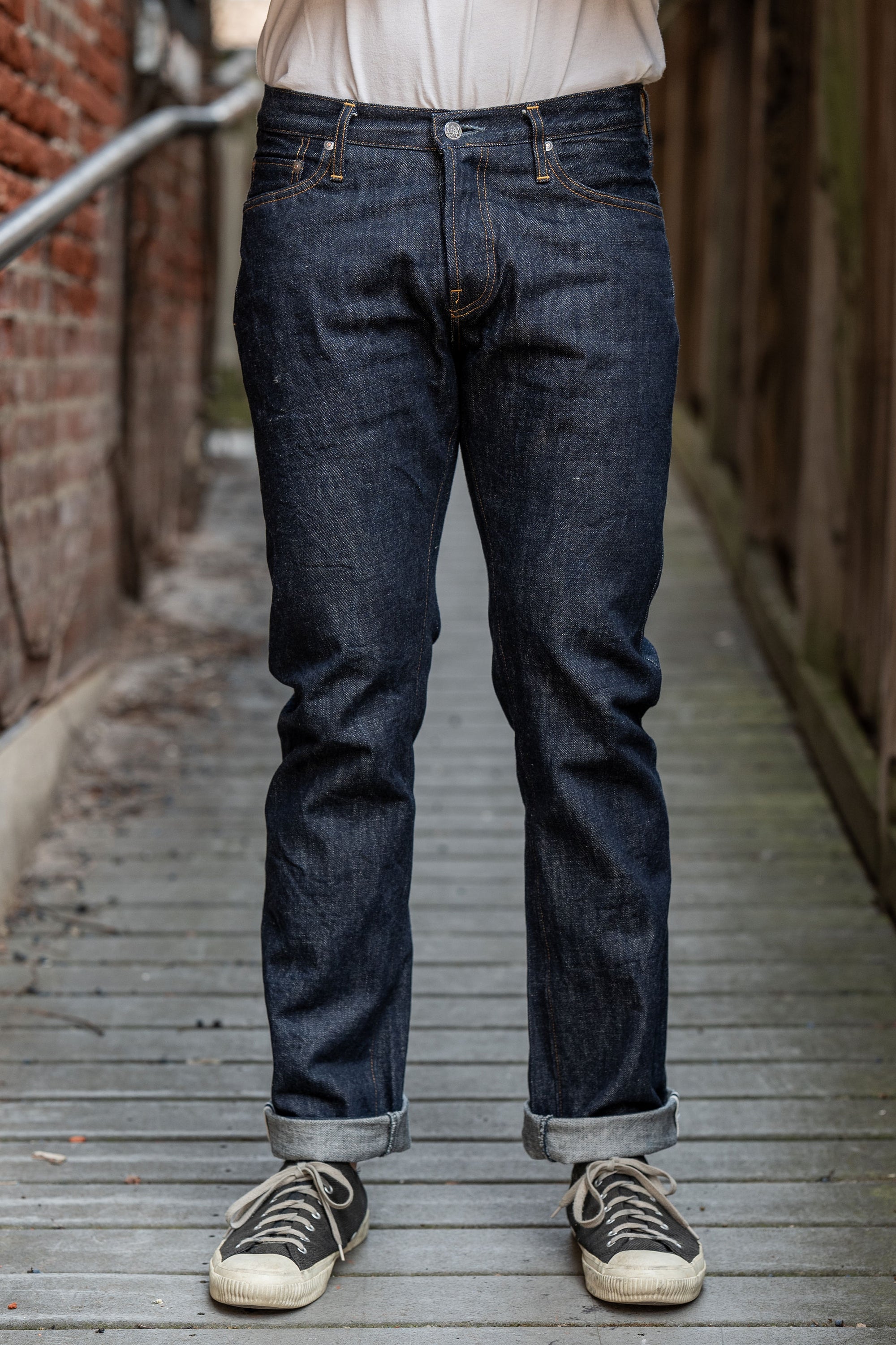 Big John R009 Rare Jeans Slim - Indigo One Wash
