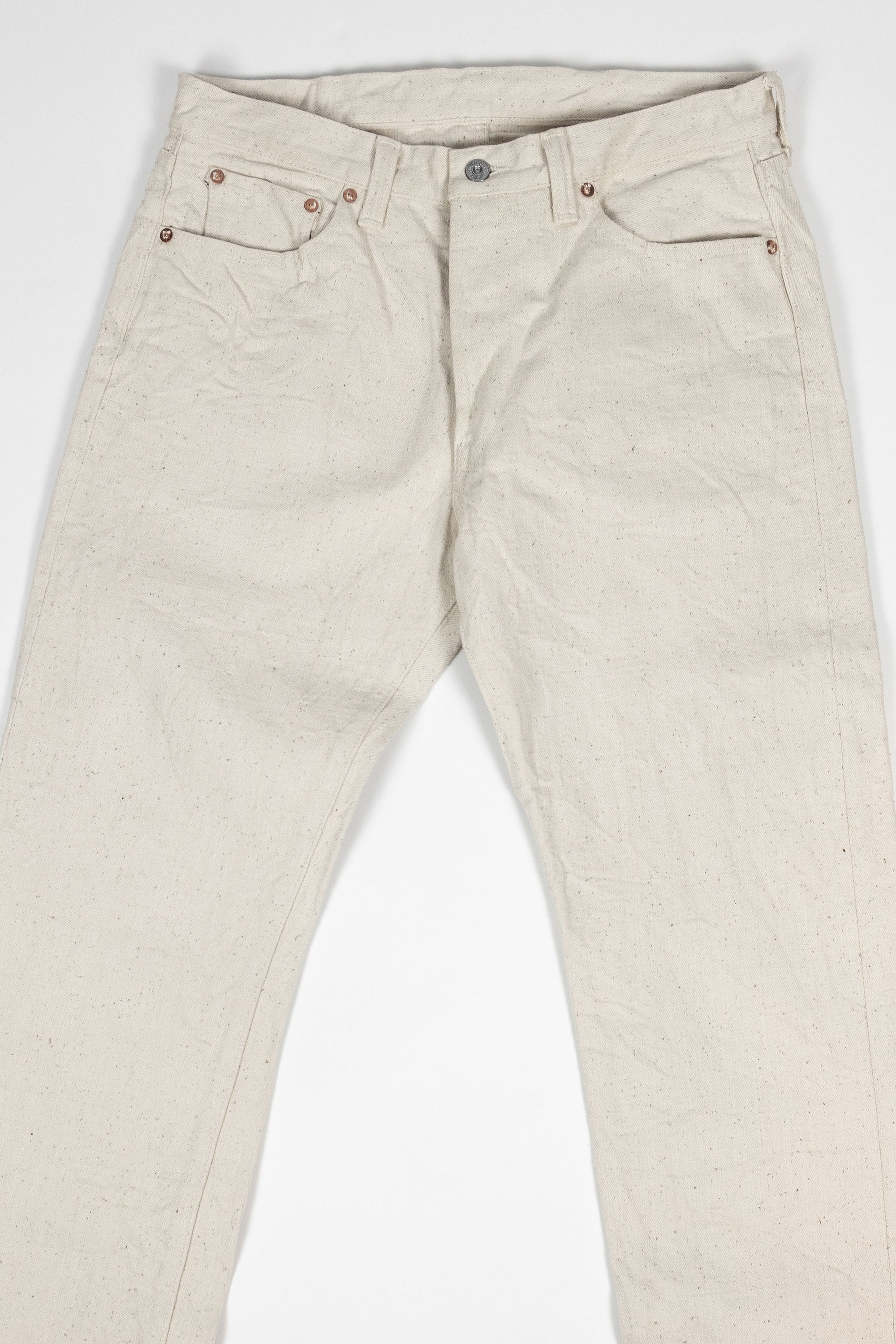 Samurai S710SC-KI Slim Straight - 18oz Japanese Cotton Made Ecru Jeans