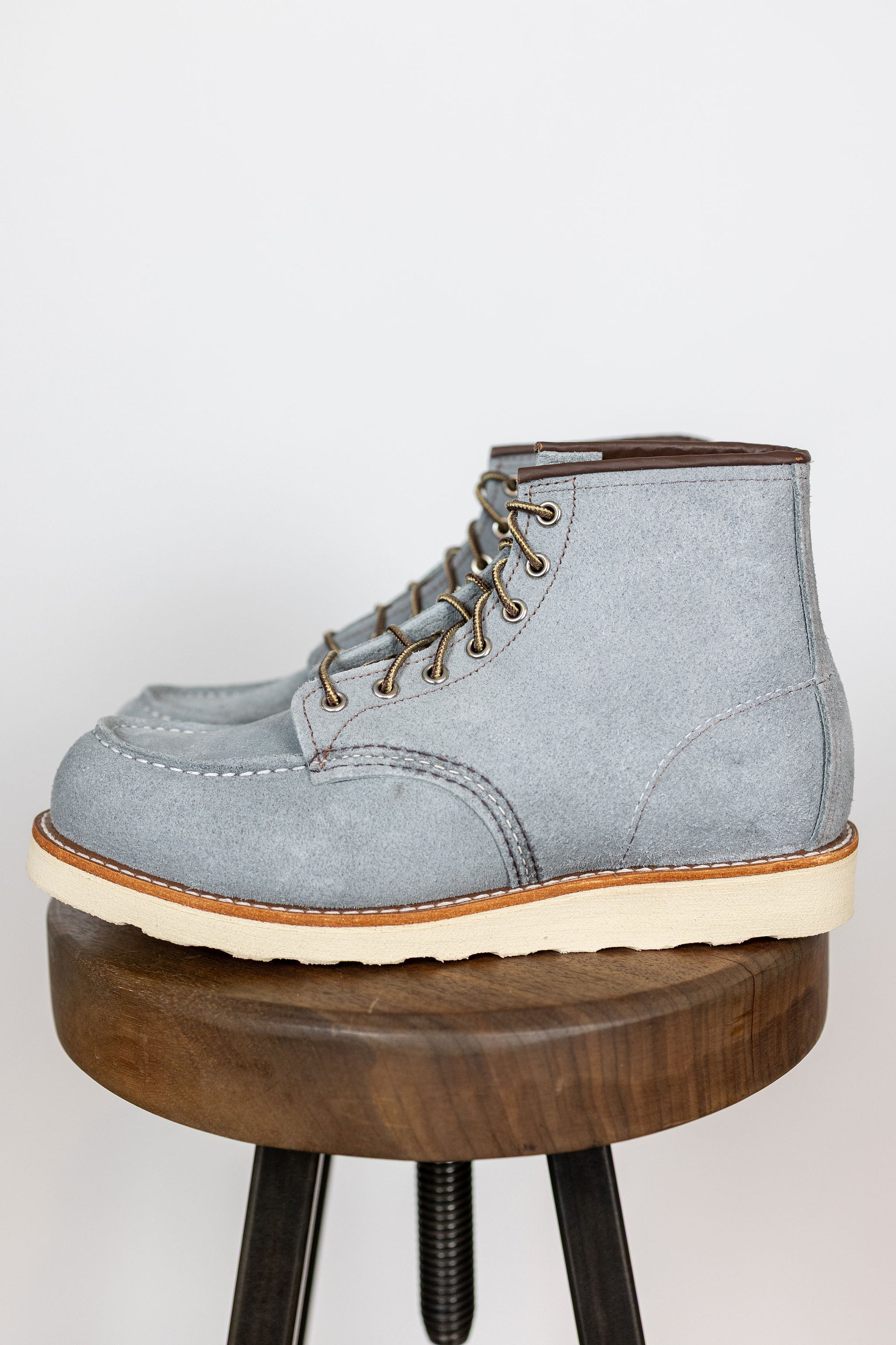 Red Wing Heritage Classic Moc 8800 - Dusty Blue Abilene Leather