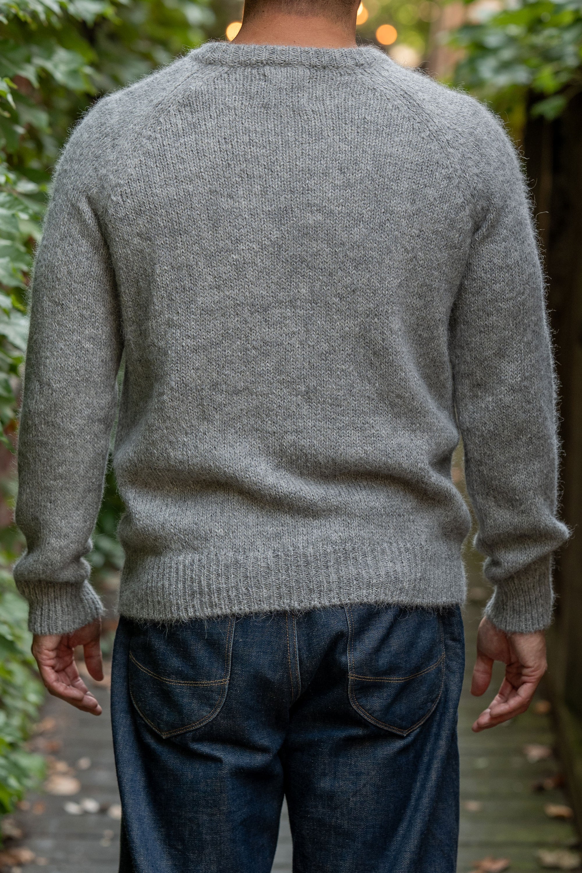 Knickerbocker Bud Alpaca Sweater - Fog Grey