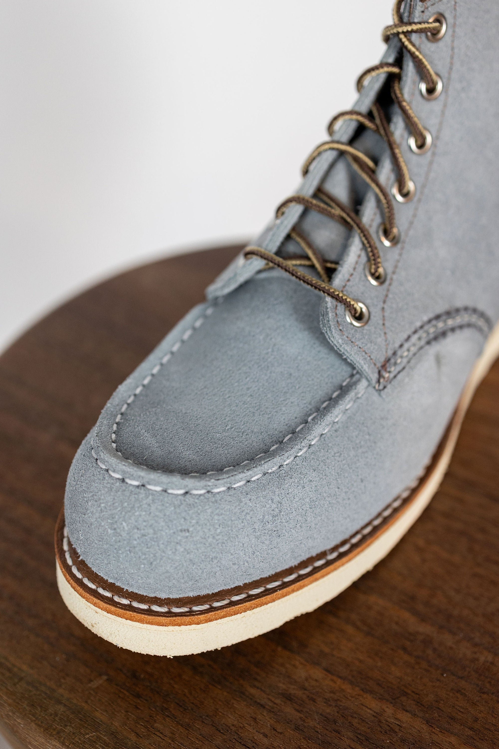 Red Wing Heritage Classic Moc 8800 - Dusty Blue Abilene Leather