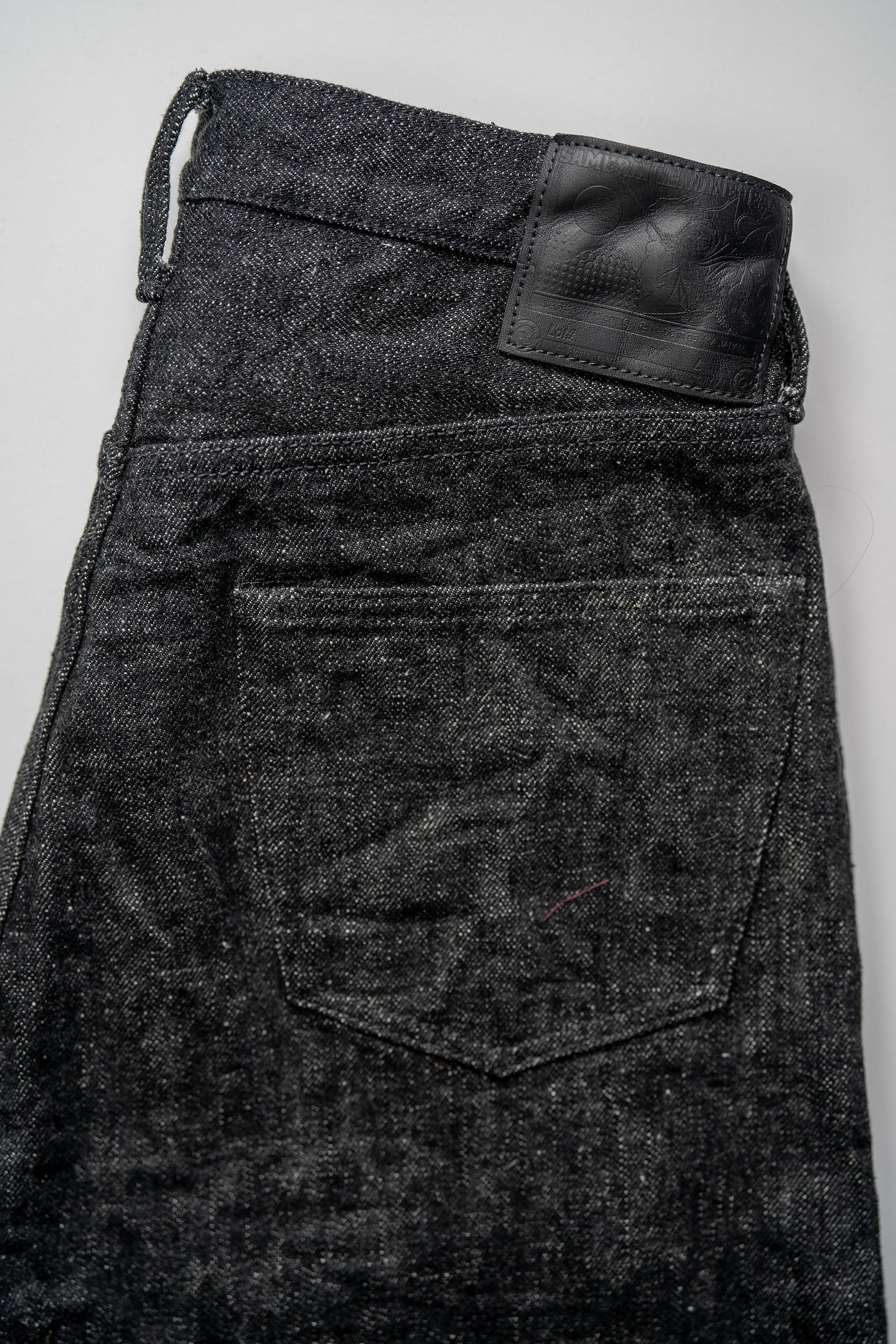 Samurai S211BK 17oz "Koku Benikei" Black Selvedge Relaxed Tapered - One Wash