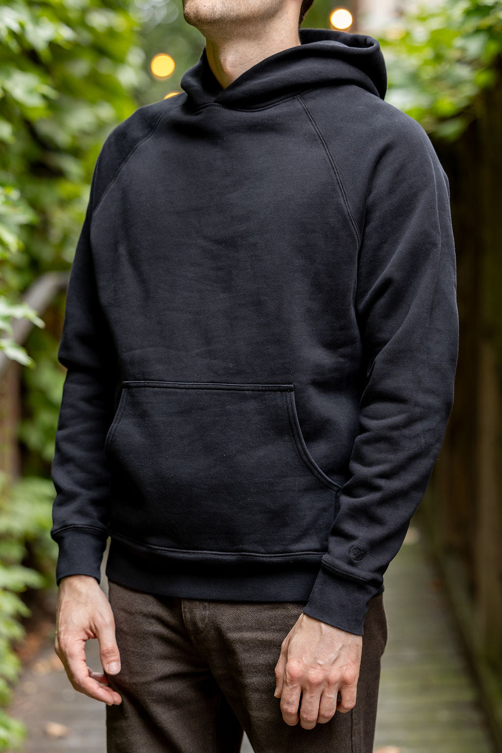 Knickerbocker Stadium Loft Knit Hoodie - Black