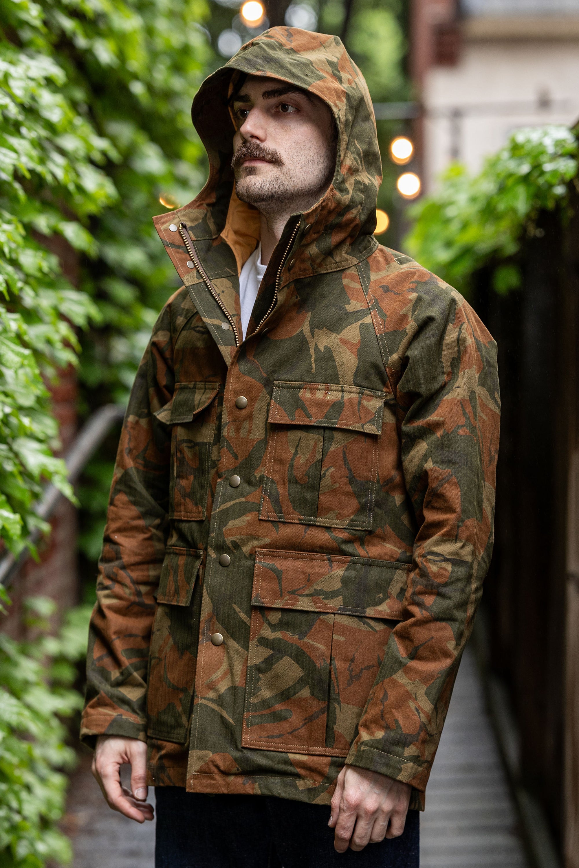 Dehen 1920 Raincoat - Ginger Camo