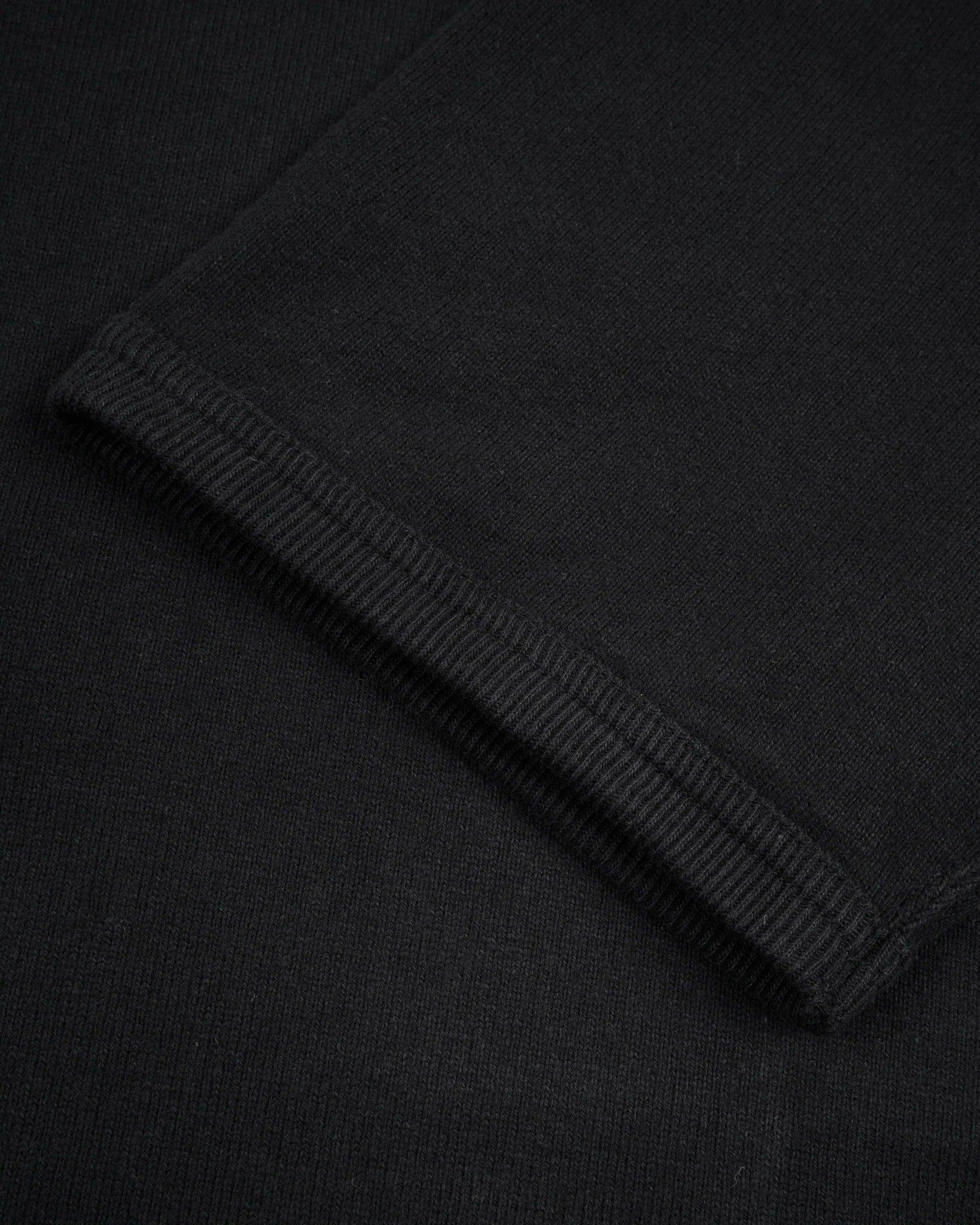 Iron Heart IHT-1600 11oz Cotton Knit Crew Neck T-Shirt - Black