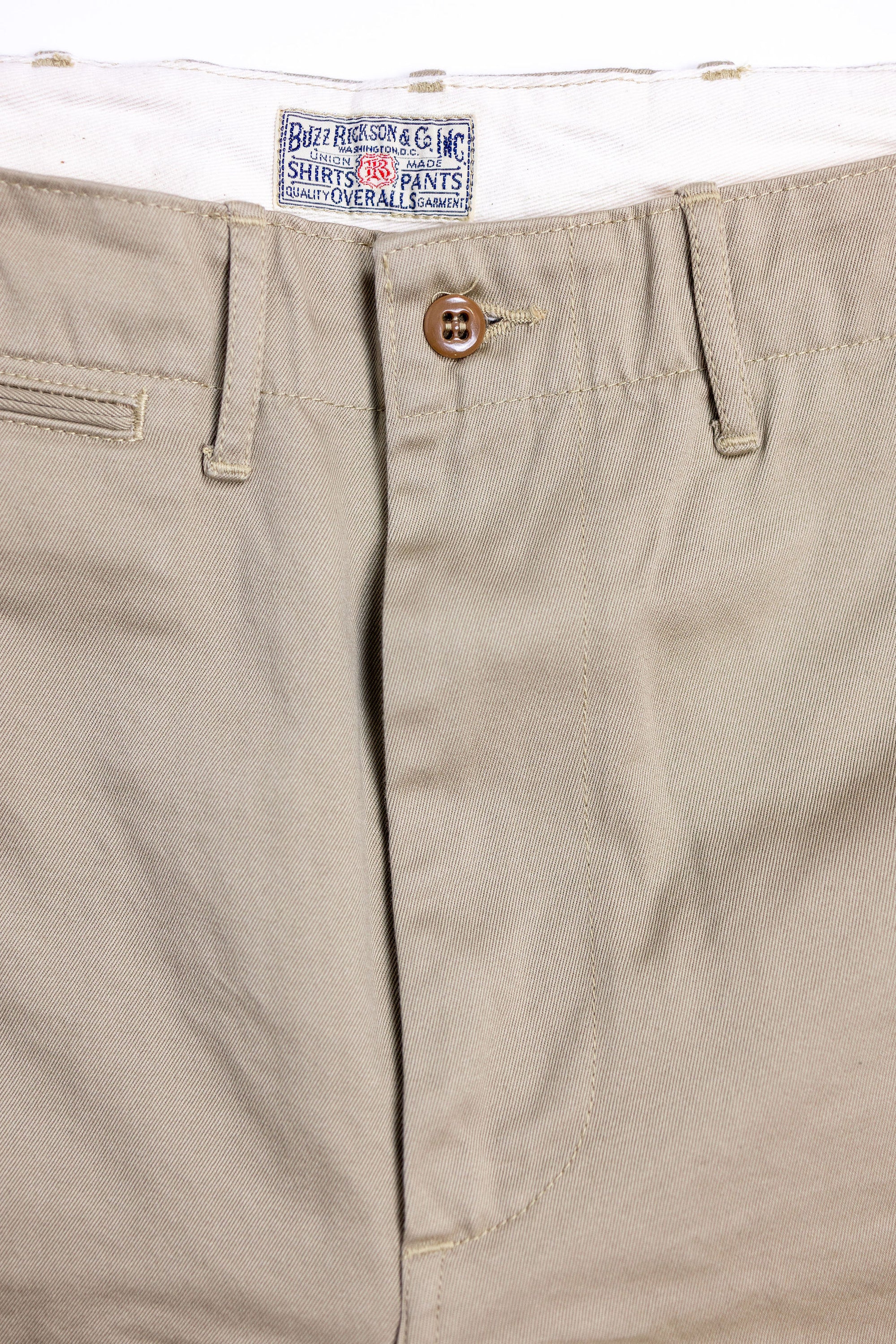 Buzz Rickson's BR40025 Original Spec. Chinos - Khaki