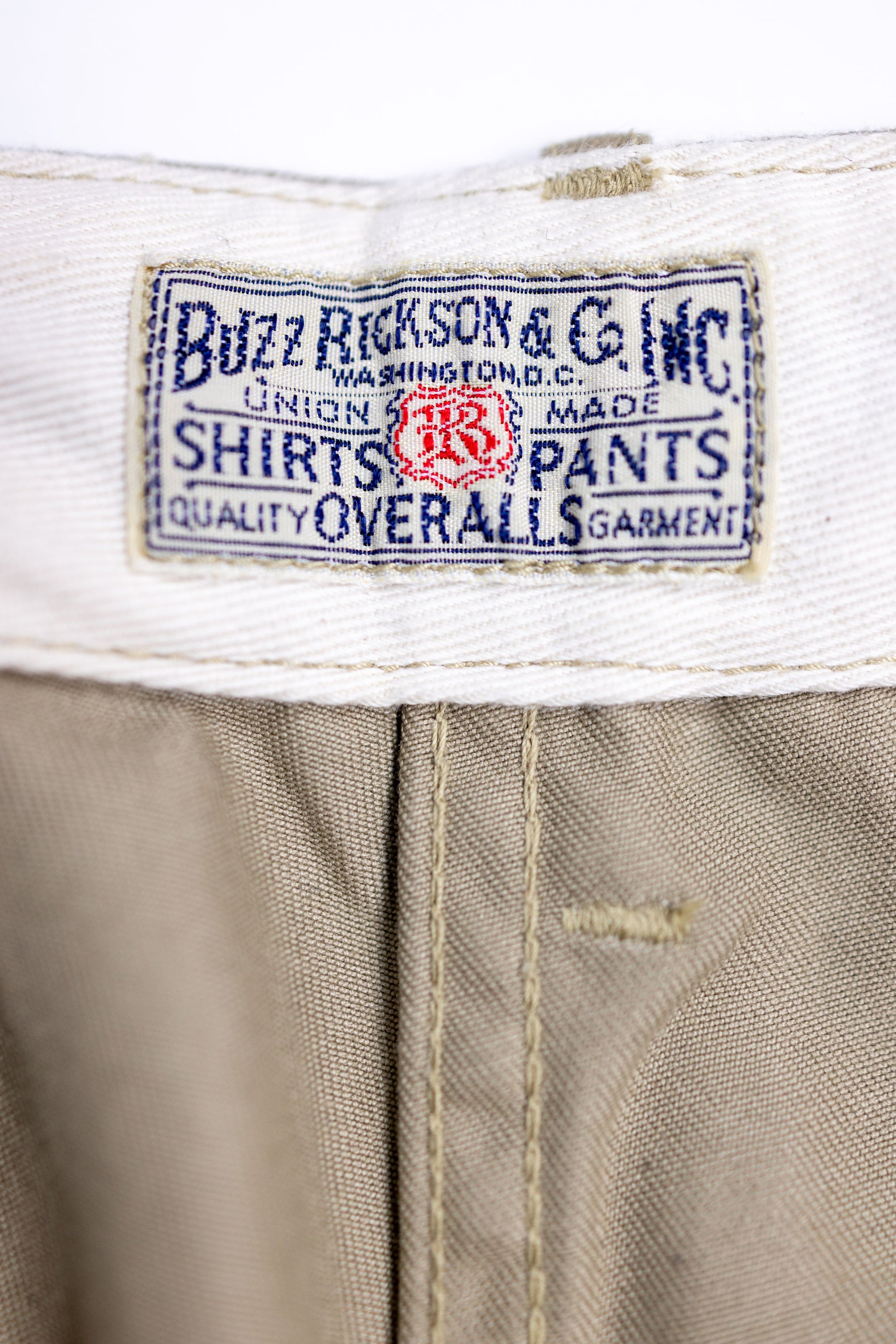 Buzz Rickson's BR40025 Original Spec. Chinos - Khaki