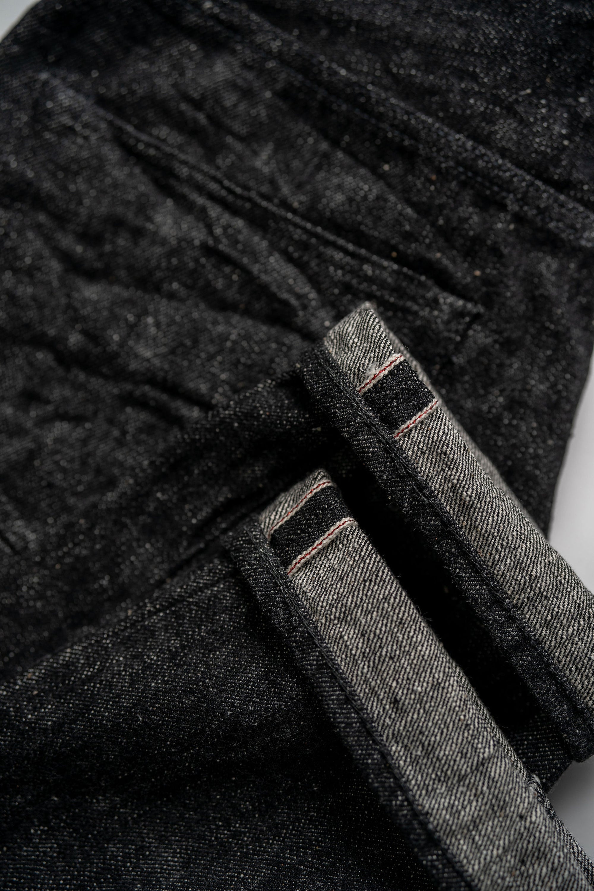 Samurai S211BK 17oz "Koku Benikei" Black Selvedge Relaxed Tapered - One Wash