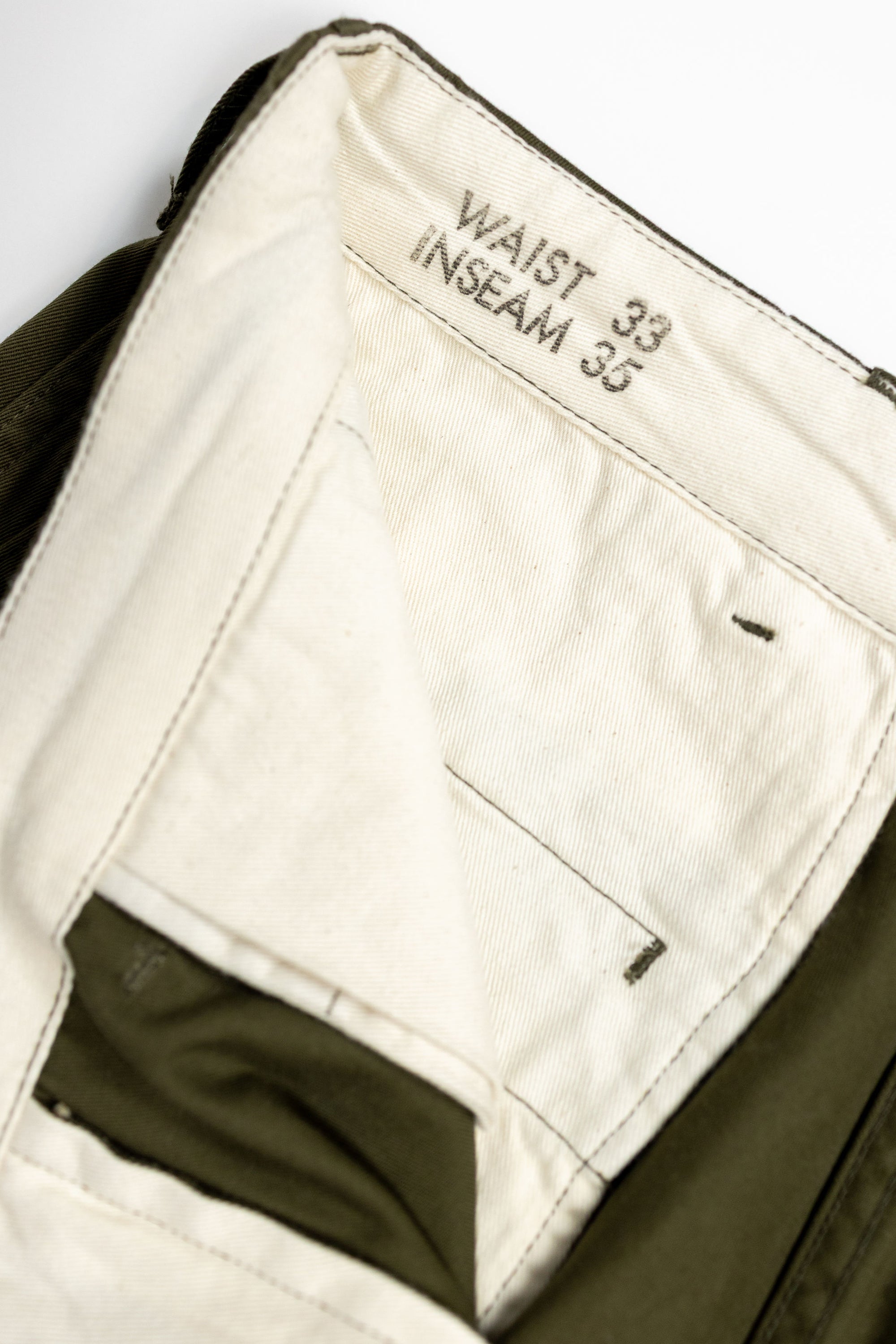 Buzz Rickson's BR40025 Original Spec. Chinos - Olive