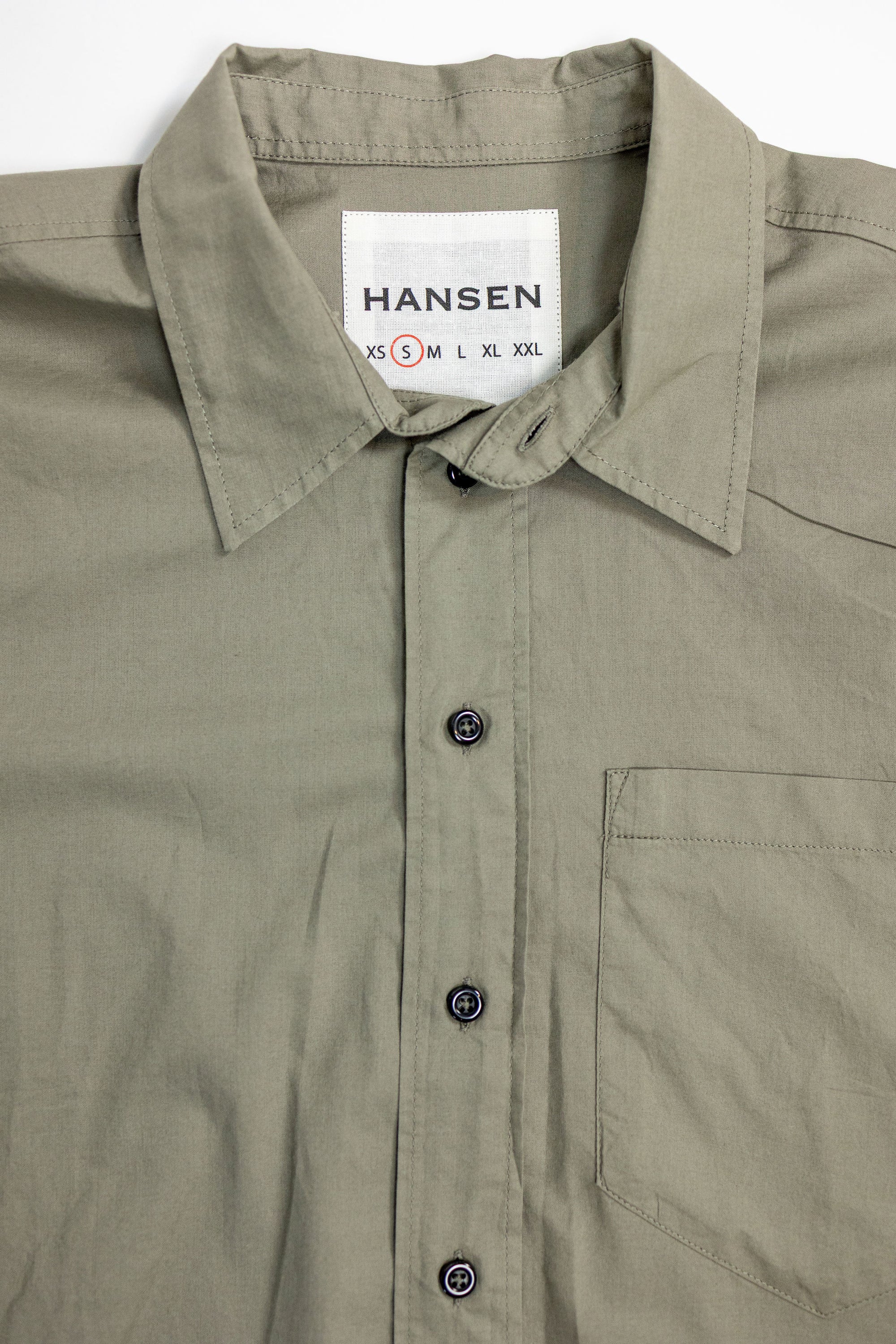 Hansen Garments Reidar Short Sleeve Shirt - Dry Oregano
