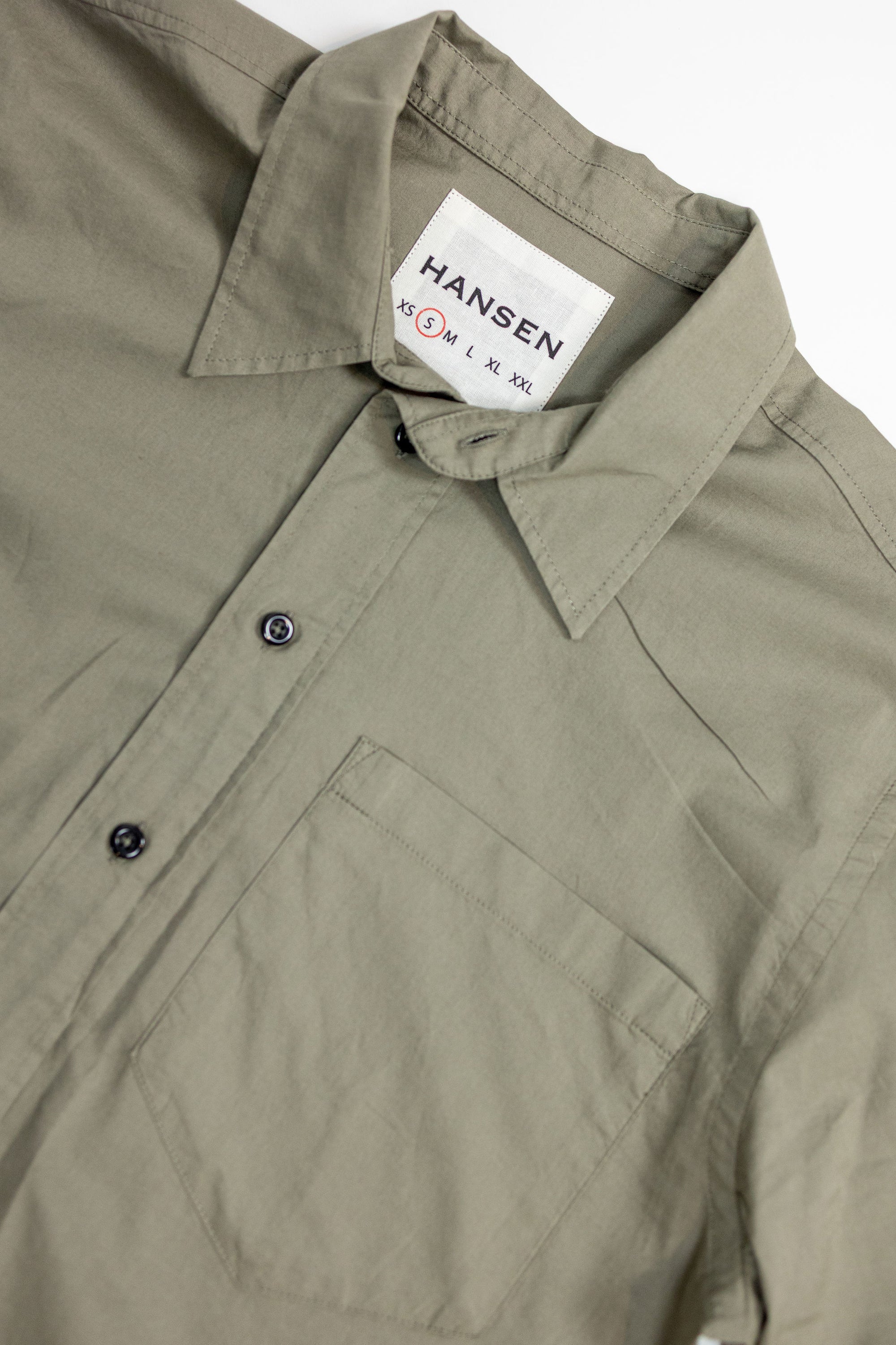 Hansen Garments Reidar Short Sleeve Shirt - Dry Oregano
