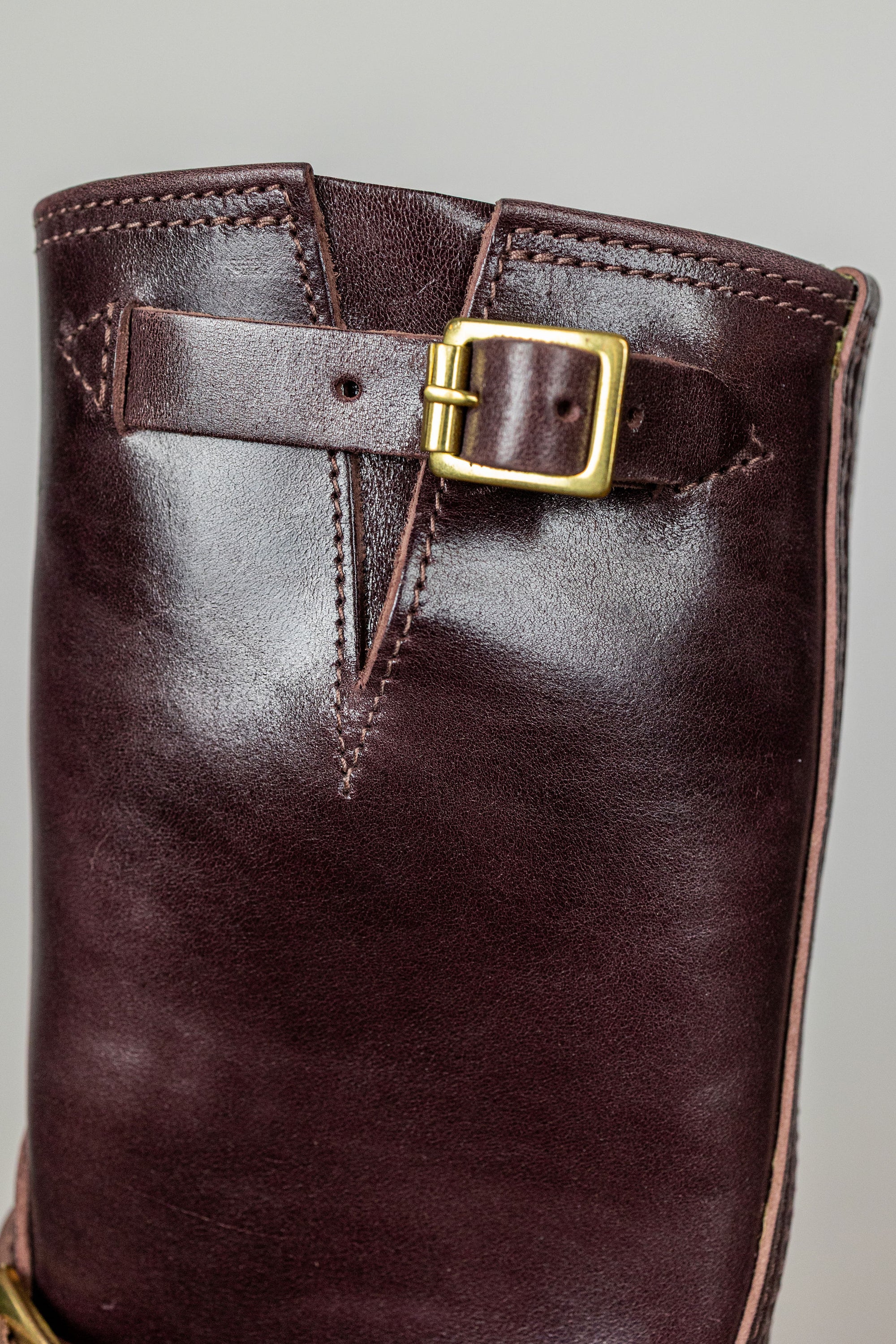 Wesco Boots Mister Lou - Maryam Burgundy Horsehide Green Super Grip Sole