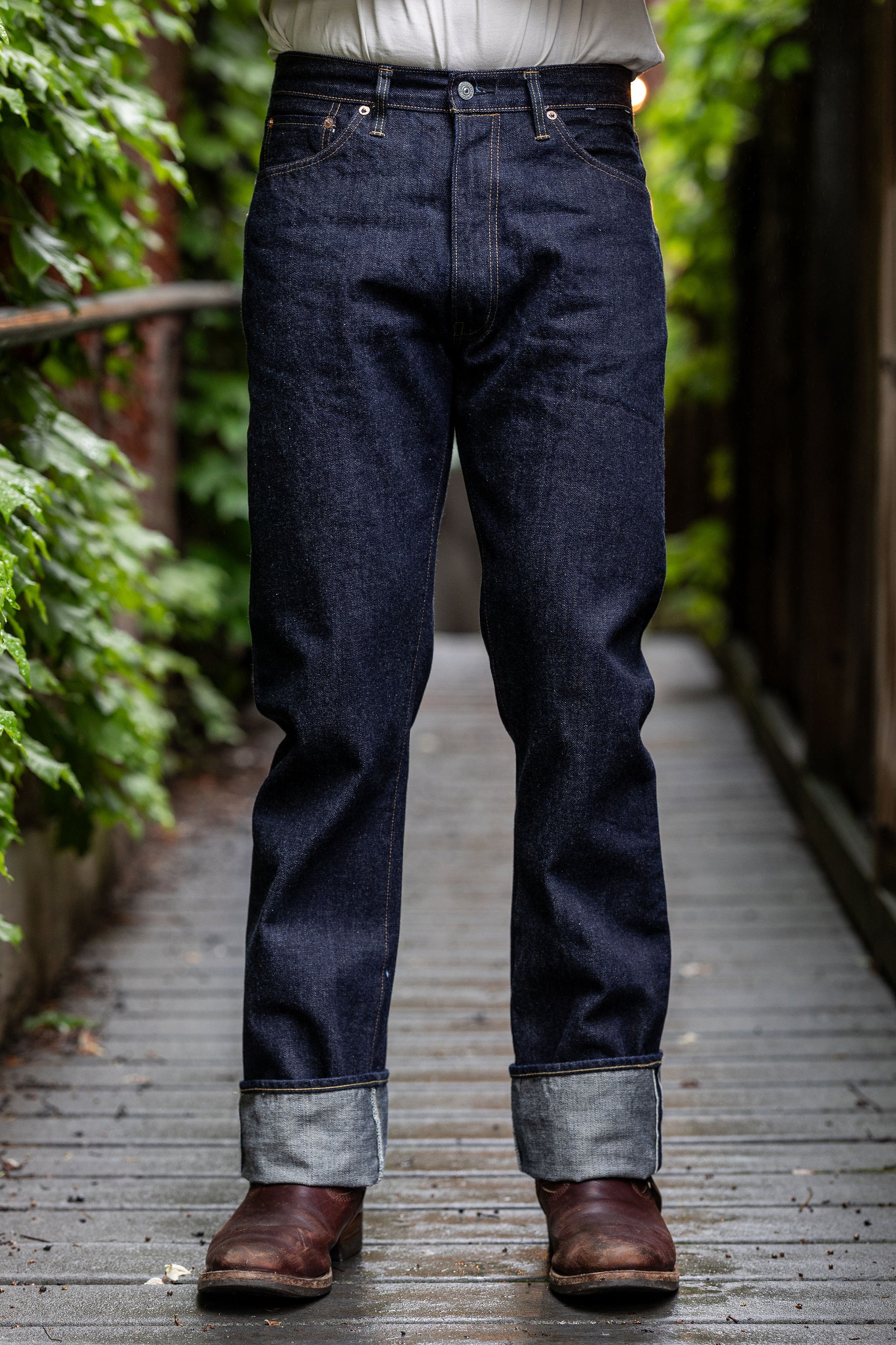 Sugar Cane 1955Z Model - 14oz Zipper Fly