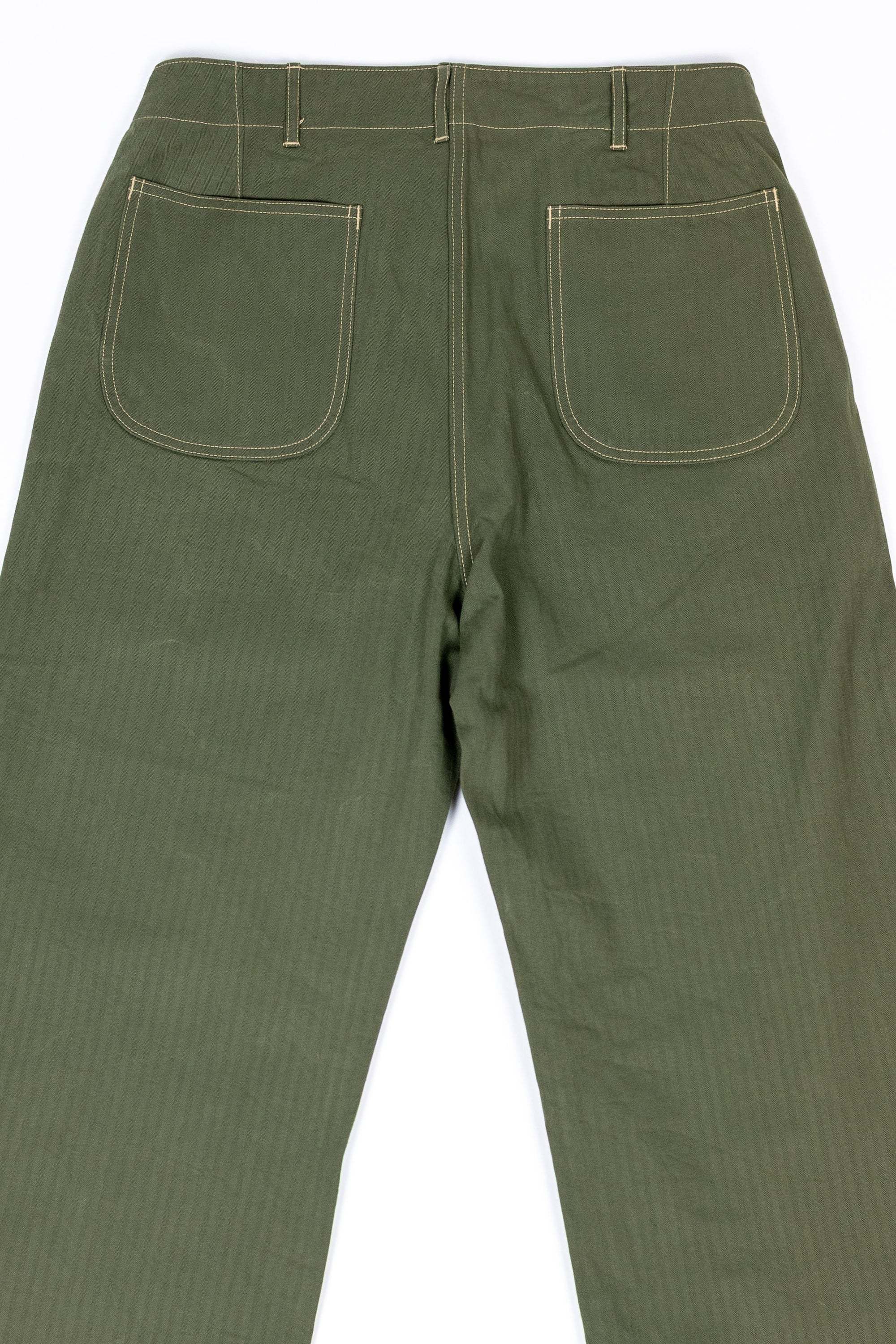 Buzz Rickson's BR42534 U.S. Marine Corps M-1941 Herringbone Pants - Olive