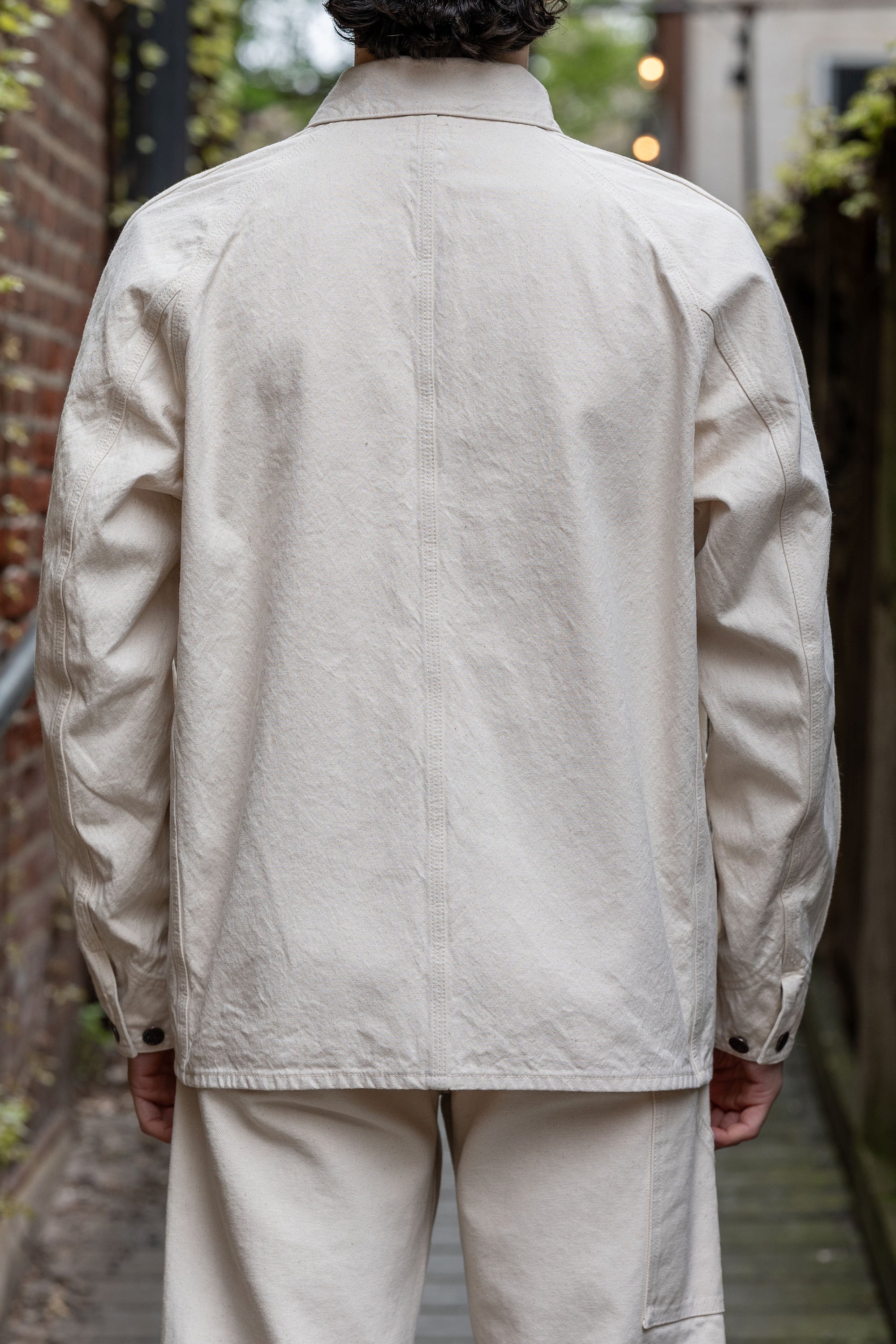 Seuvas 10oz Canvas Raglan Coverall - Natural