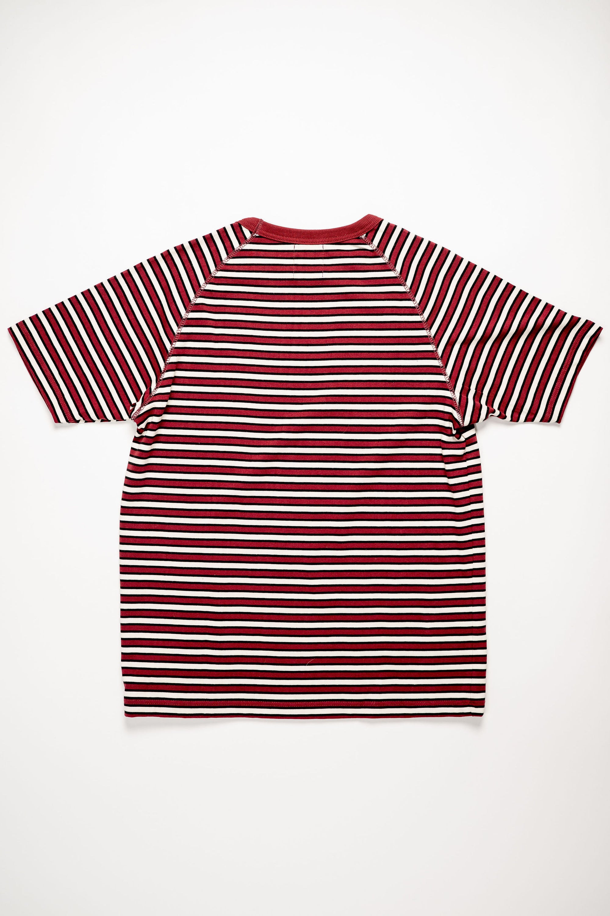Heimat Textil Boyscout T-Shirt - Burgundy/Schwarz/Seashell