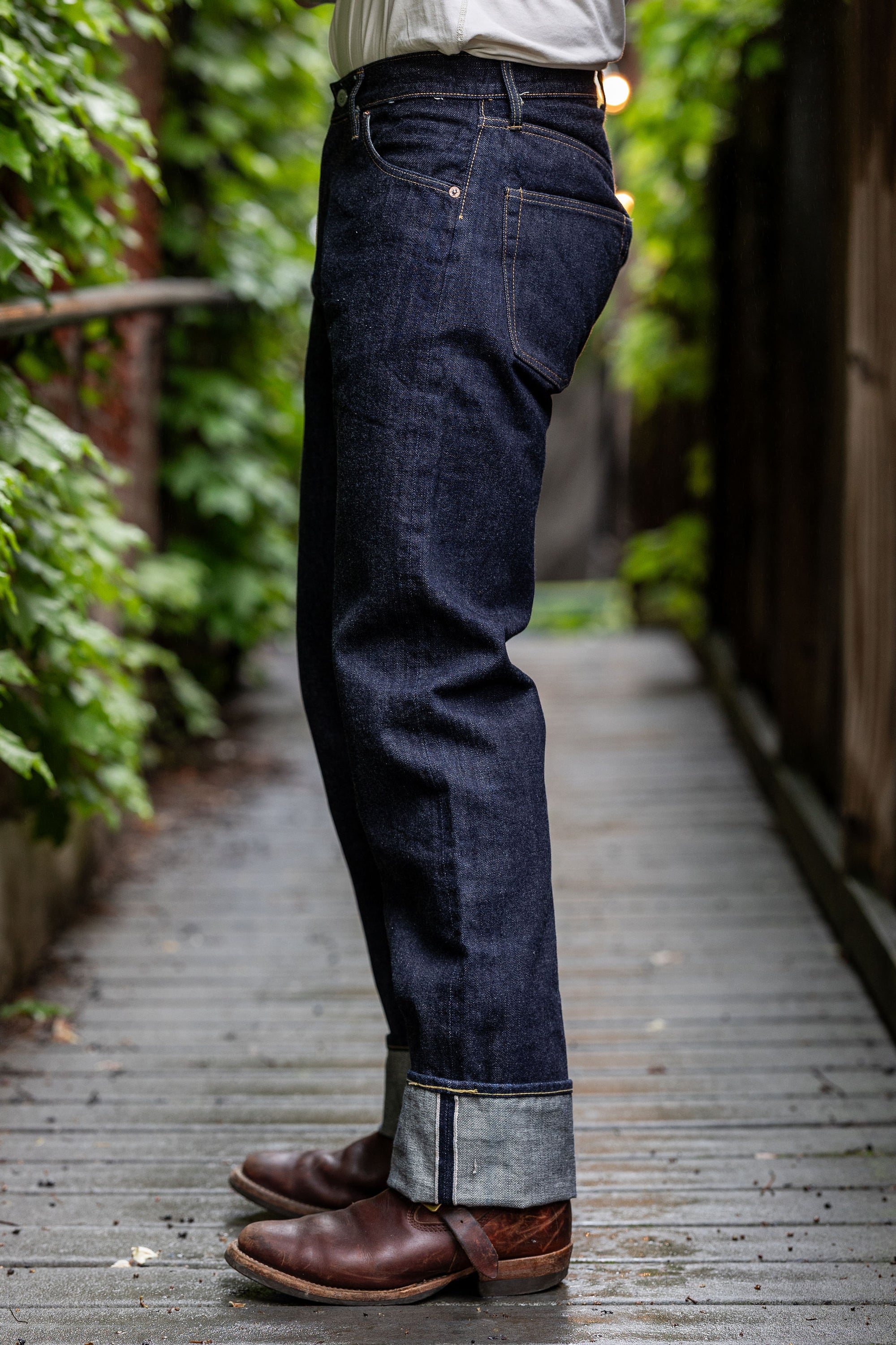 Sugar Cane 1955Z Model - 14oz Zipper Fly