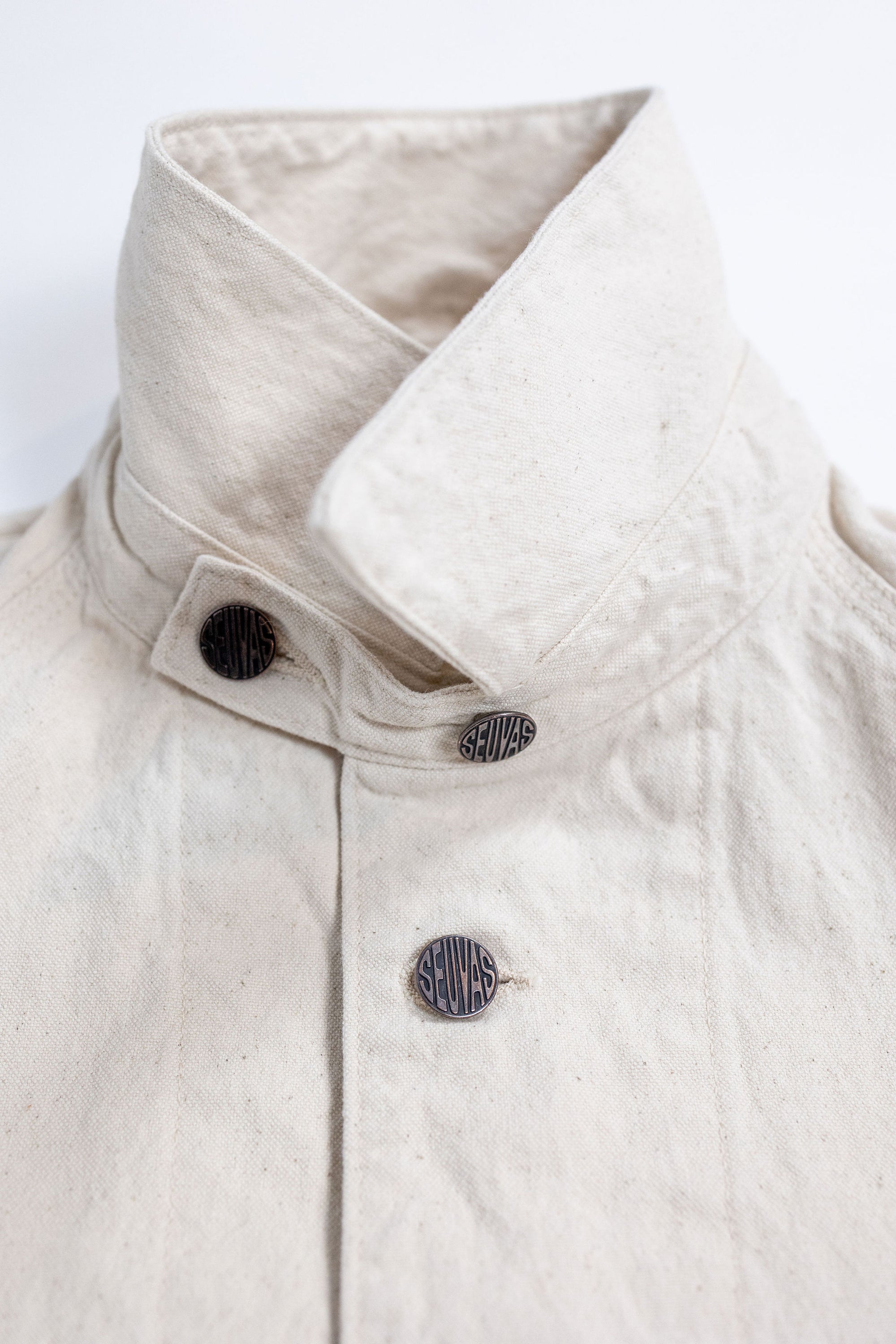 Seuvas 10oz Canvas Raglan Coverall - Natural