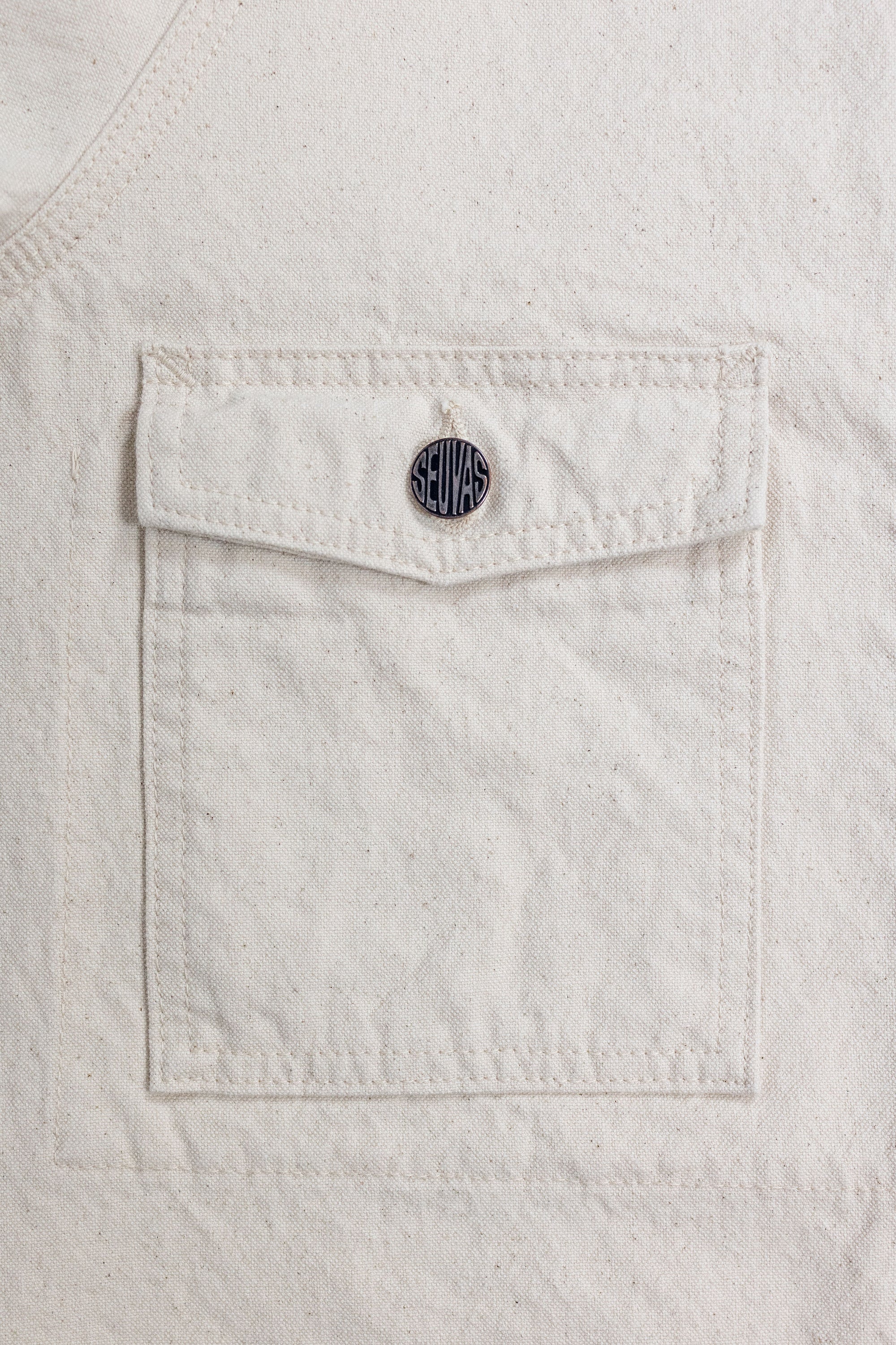 Seuvas 10oz Canvas Raglan Coverall - Natural