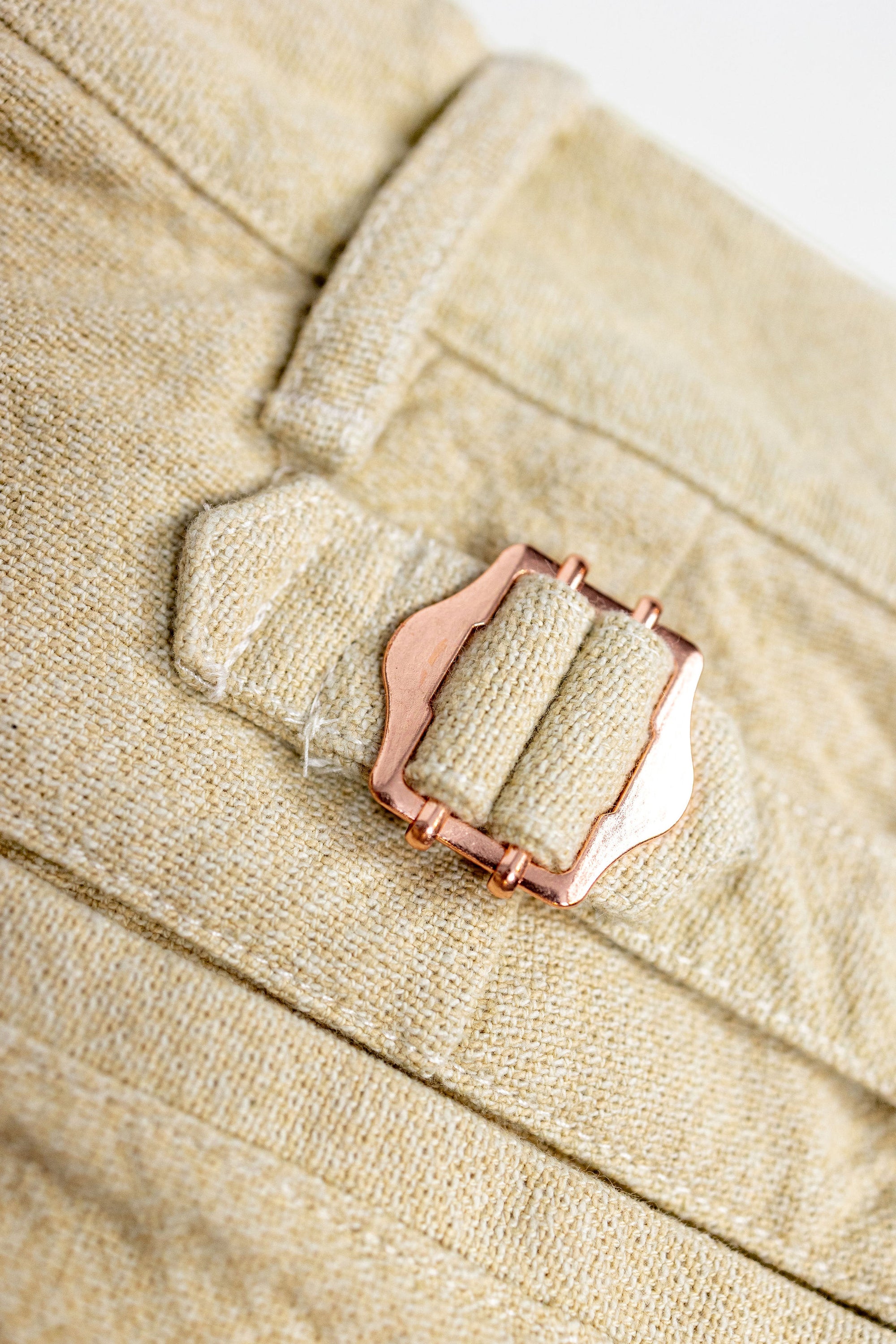 Wythe Rustic Plainweave Flat Front Chino - Natural