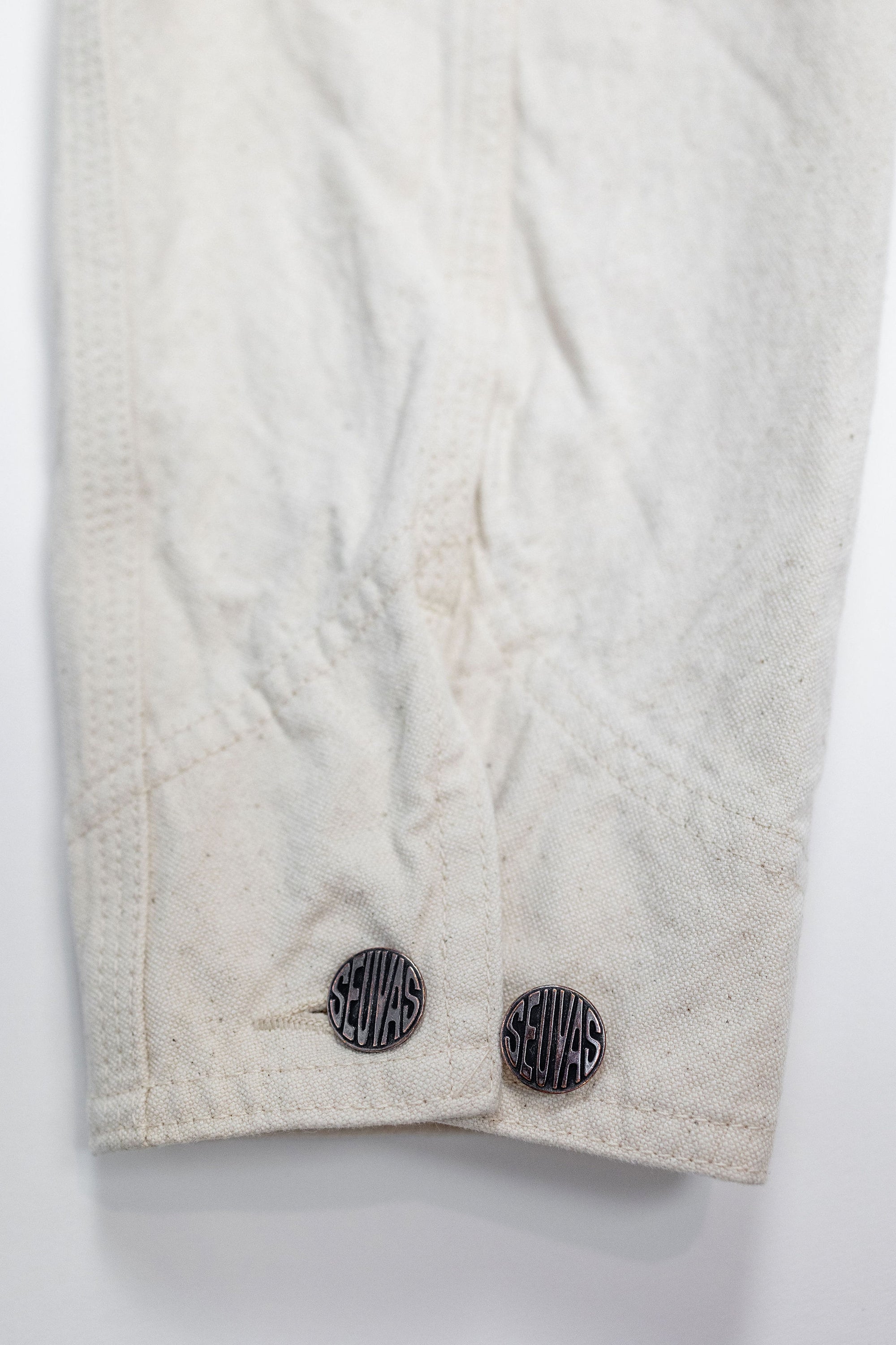 Seuvas 10oz Canvas Raglan Coverall - Natural