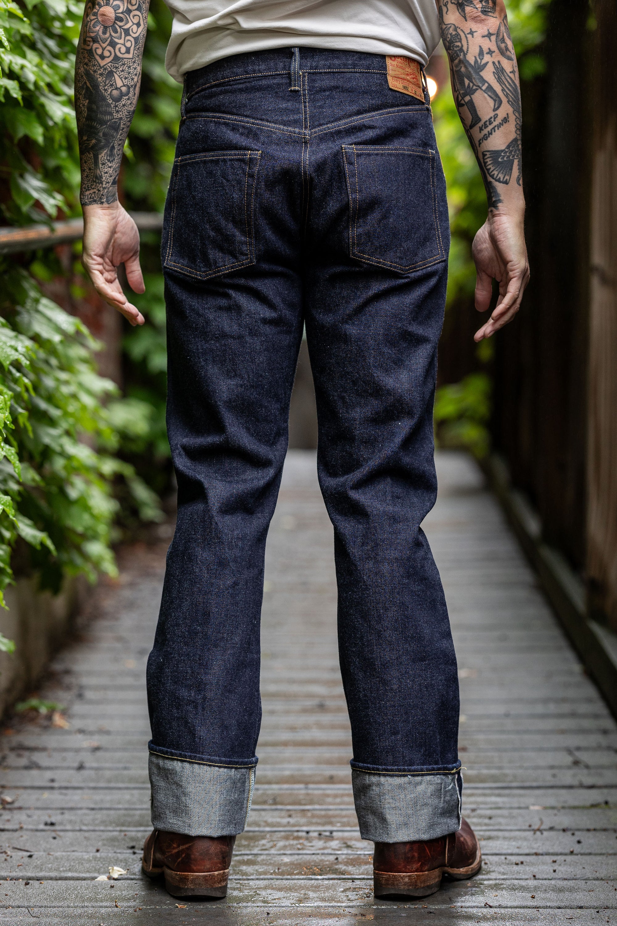 Sugar Cane 1955Z Model - 14oz Zipper Fly
