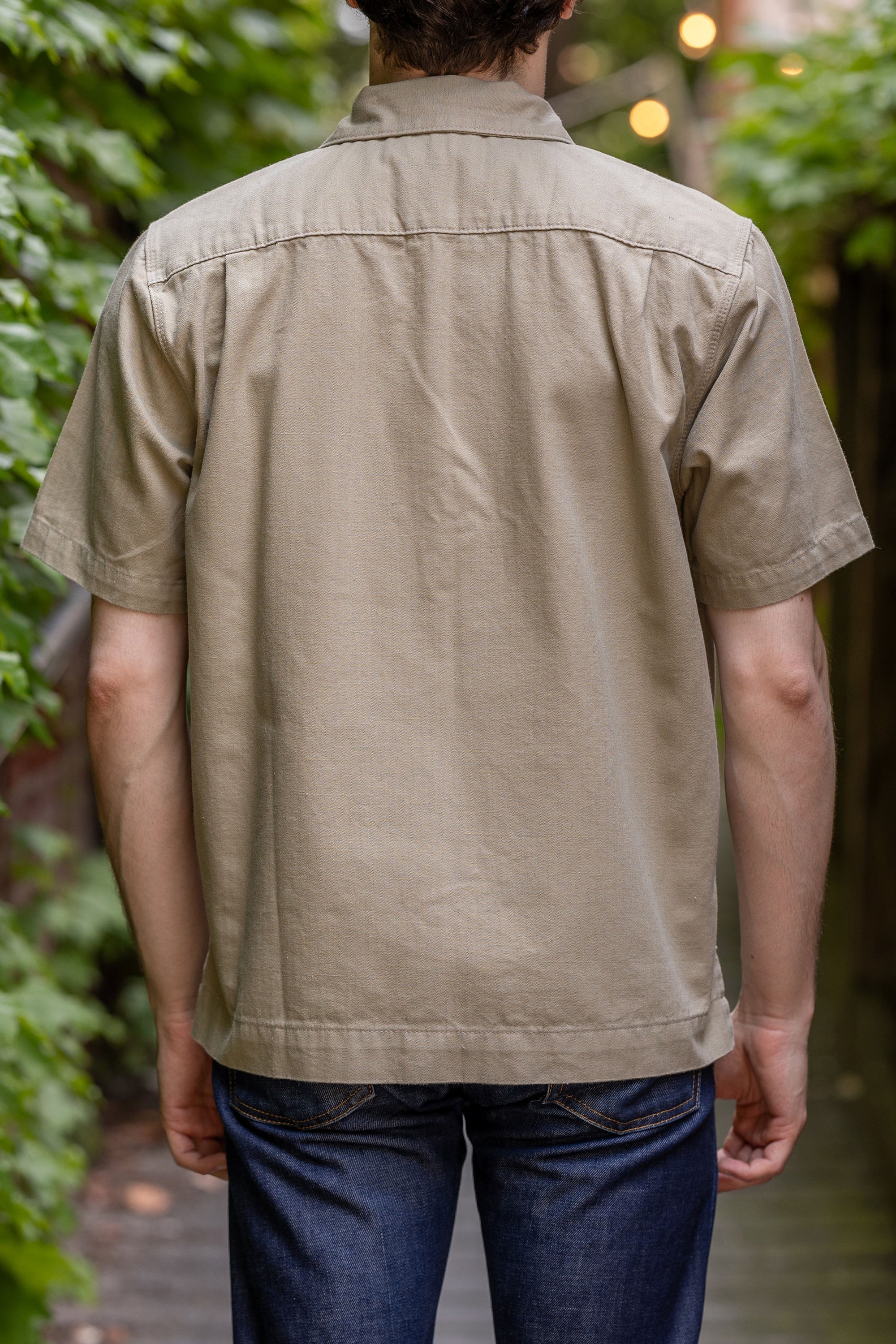 Freenote Cloth Cayucos - Tan Herringbone