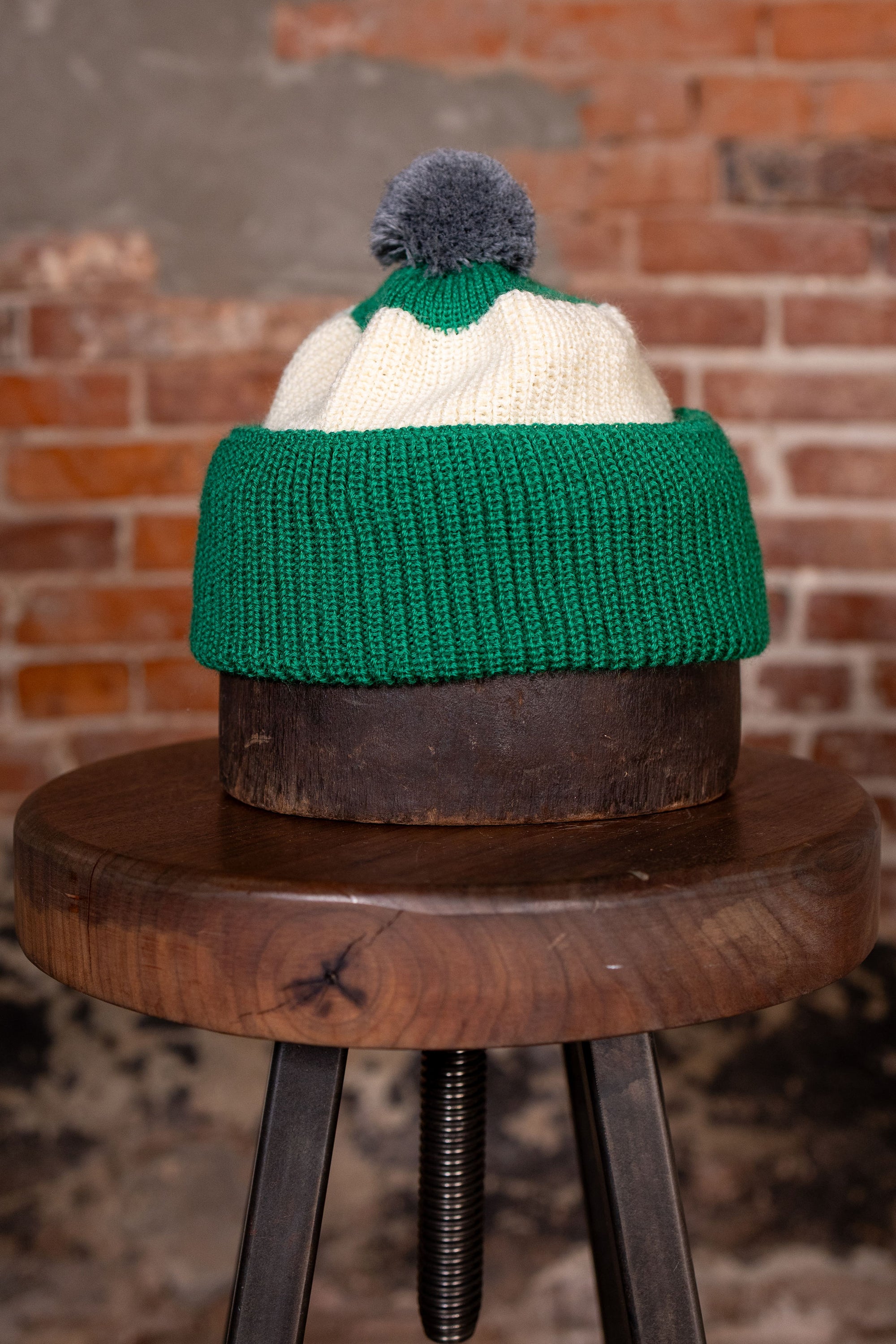 Heimat Textile Signal Hat - Kelly Green/Seashell/Battleship Green