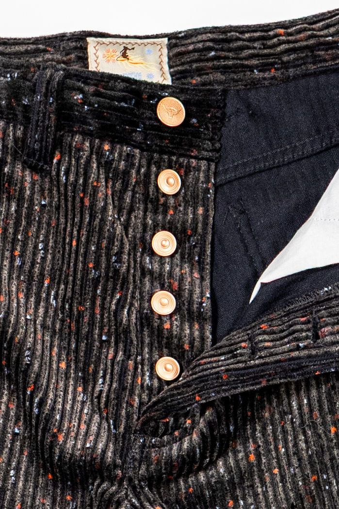 Wythe Italian Donegal 5-Pocket Corduroy - Night Sky