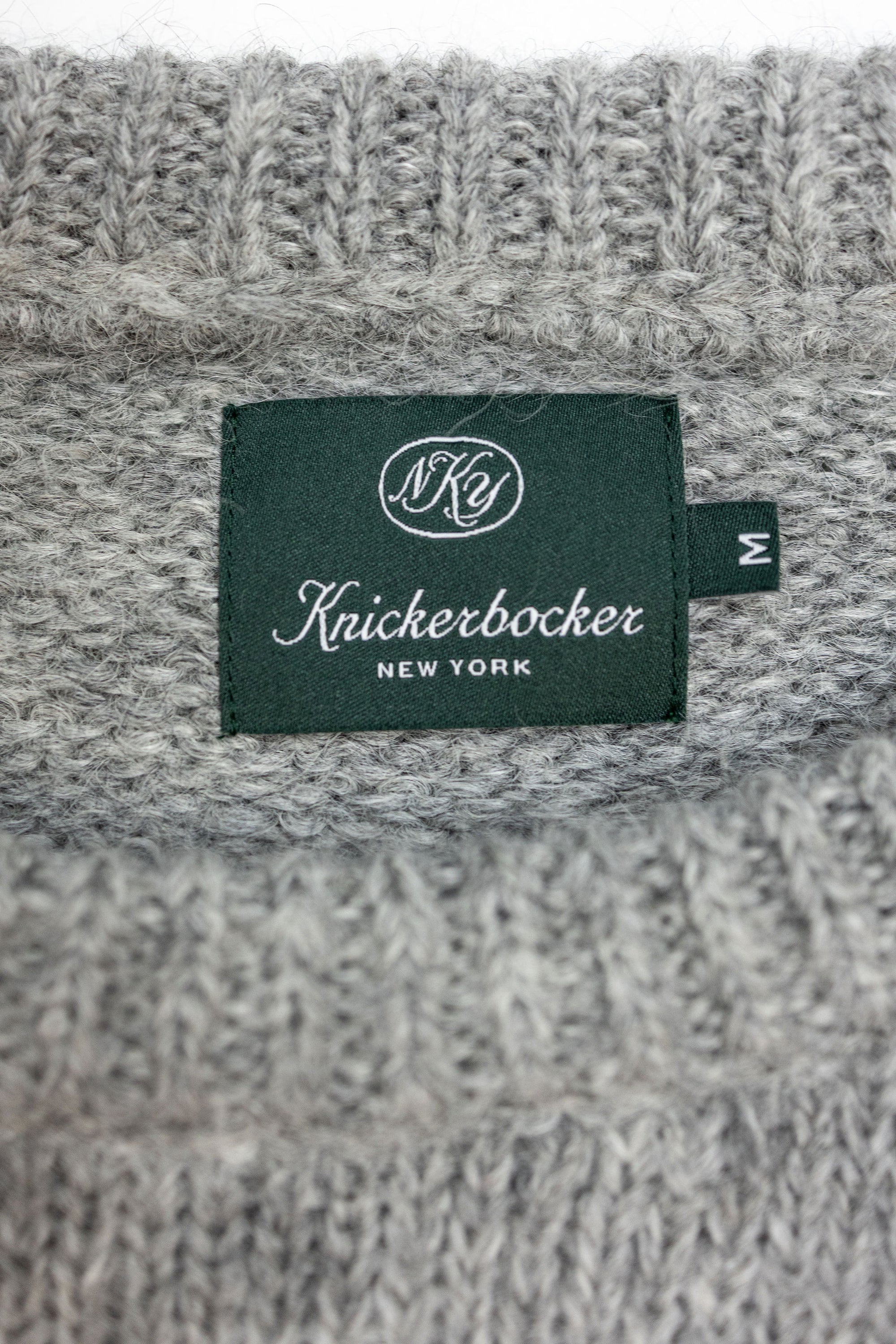 Knickerbocker Bud Alpaca Sweater - Fog Grey