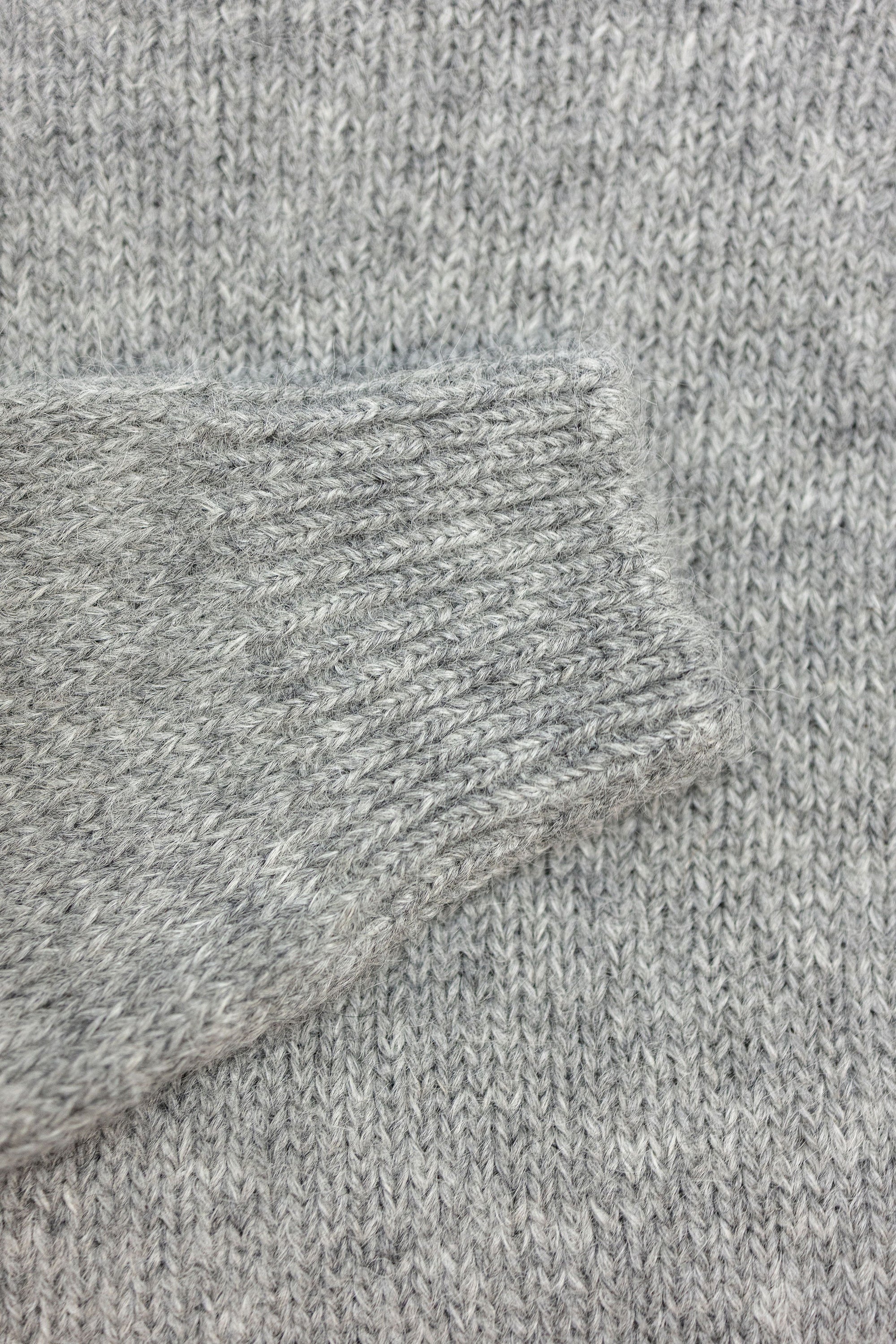 Knickerbocker Bud Alpaca Sweater - Fog Grey