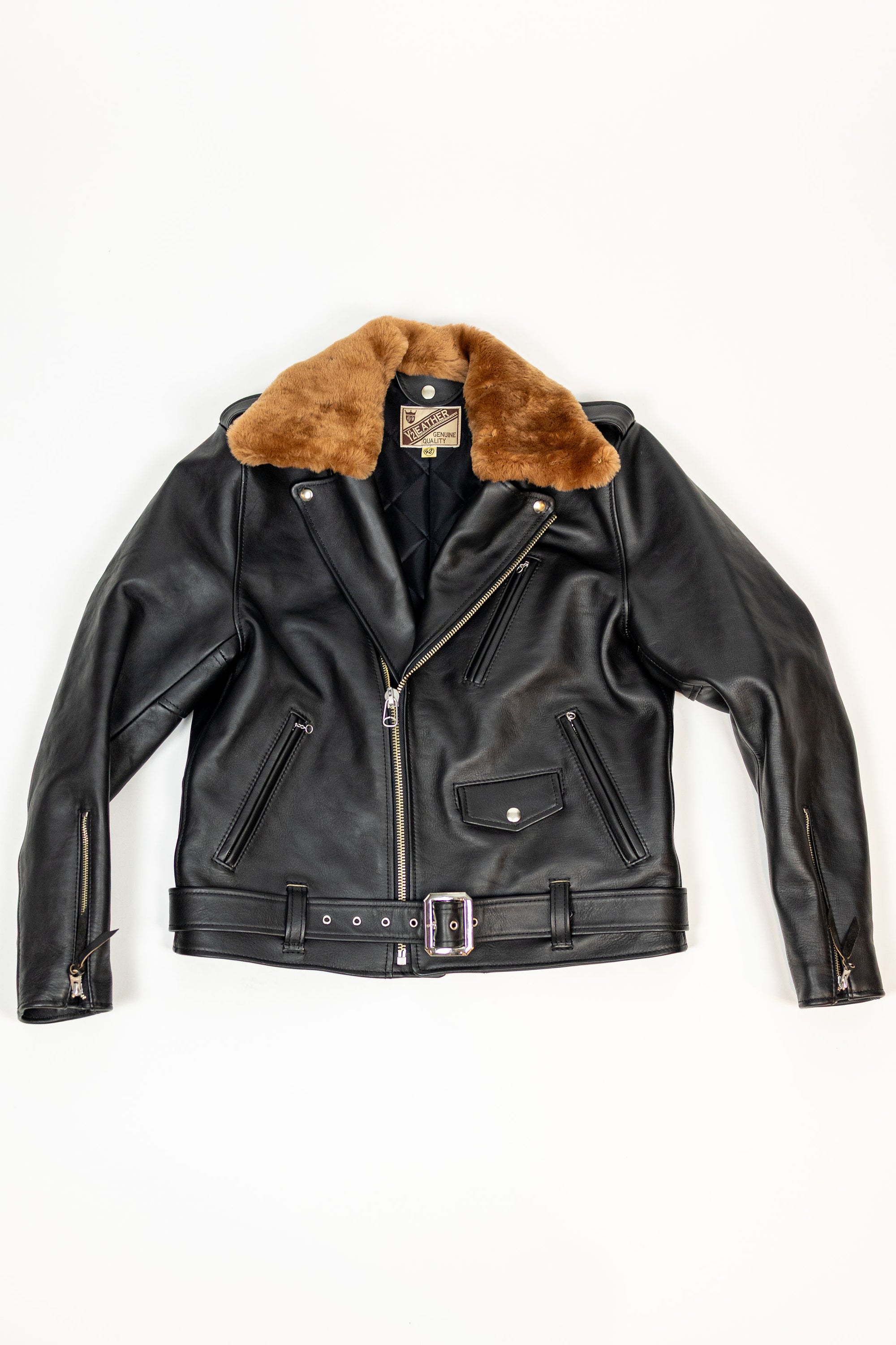 Y'2 SHR-58 Sumi Dyed Double Riders Jacket